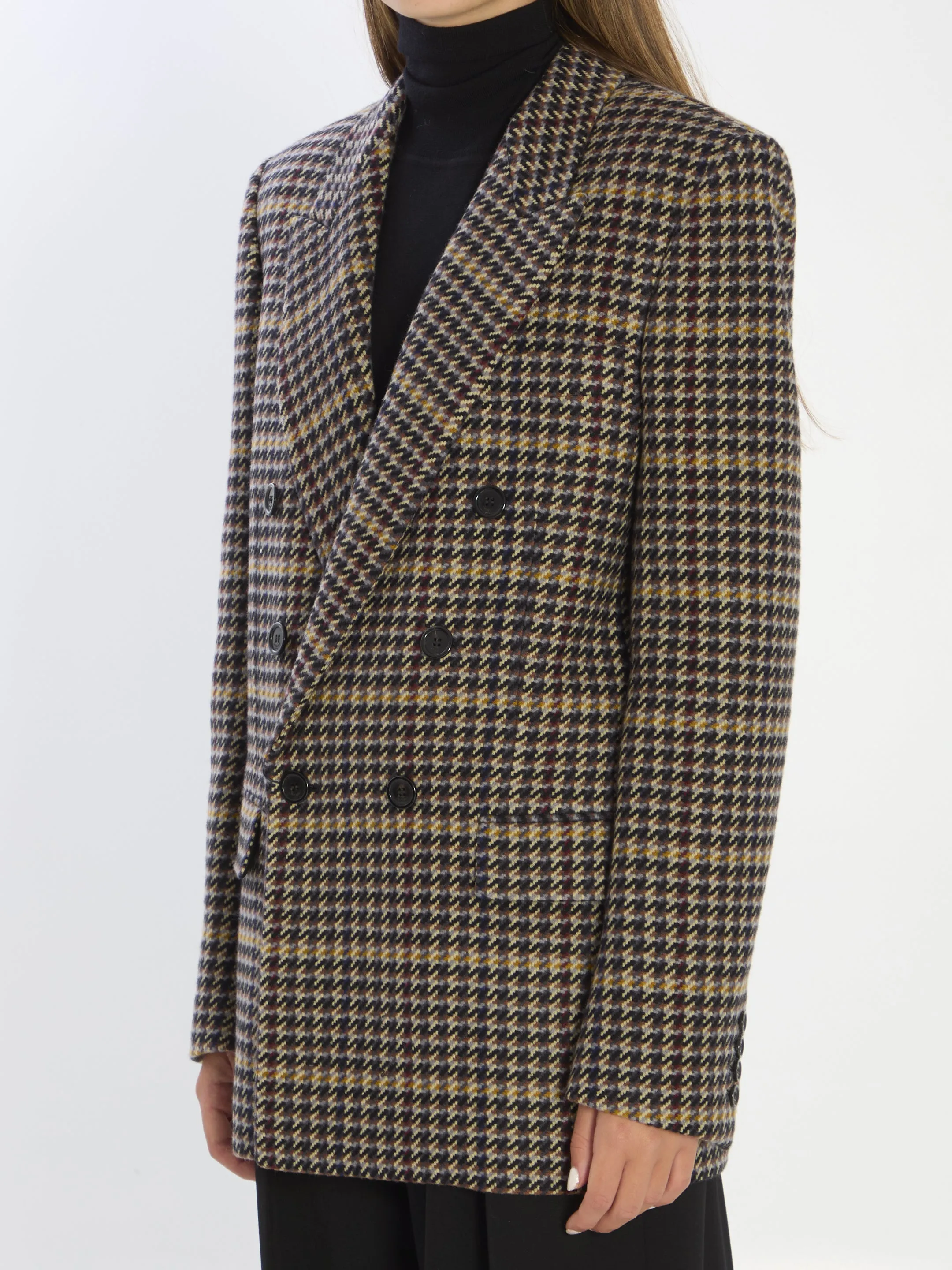 JACKET IN WOOL CHECK sold by Lord & Taylor product image thumbnail 2