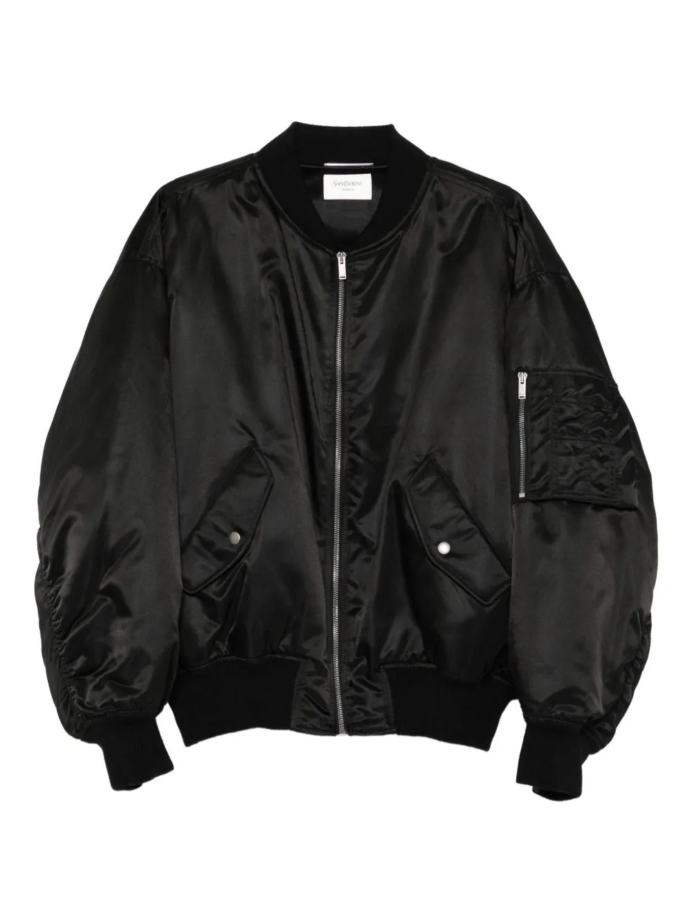 BOMBER JACKET IN WATER-REPELLENT NYLON SERGE sold by Lord & Taylor
