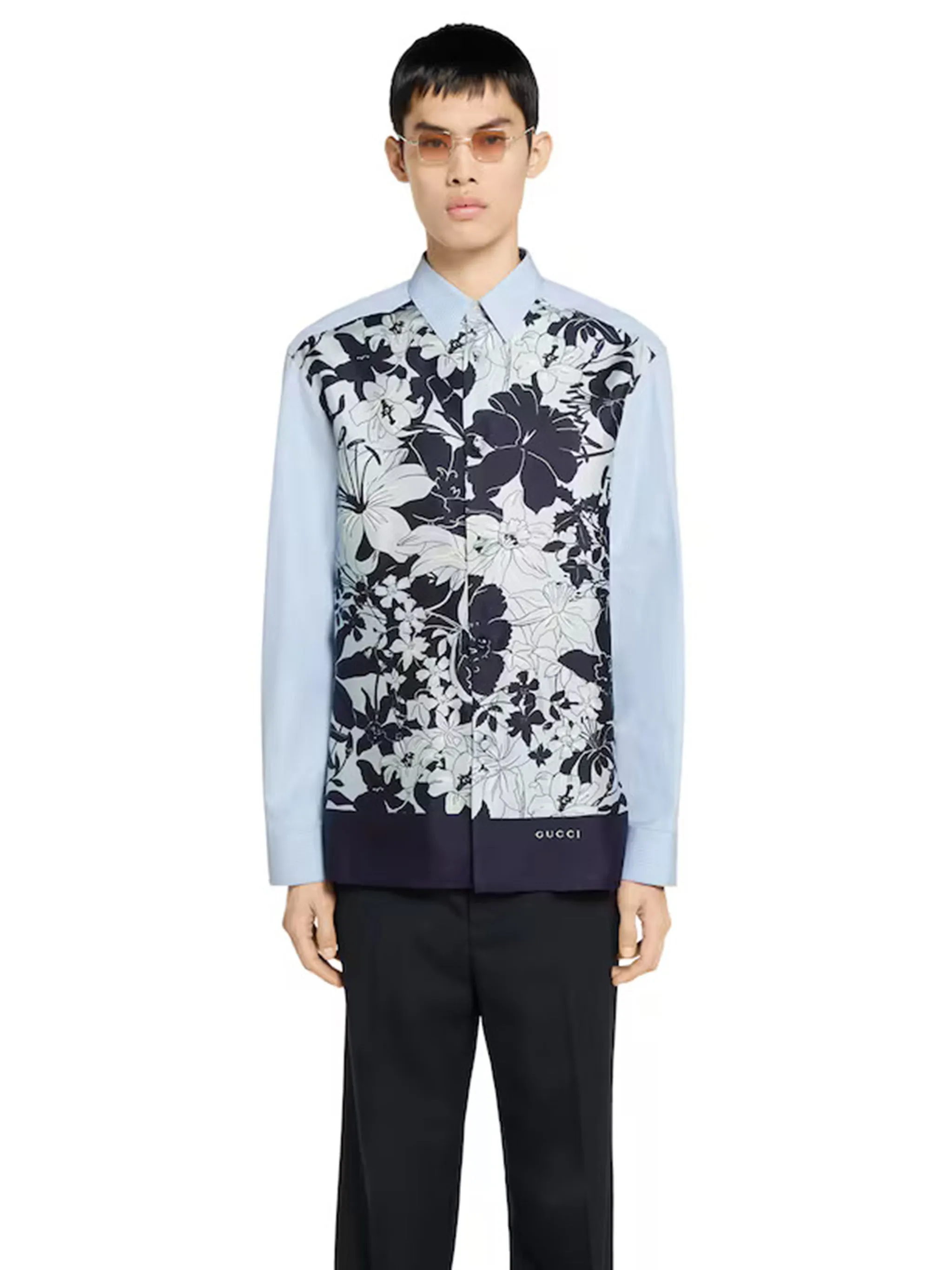 POPLIN AND SILK SHIRT sold by Lord & Taylor product image thumbnail 3