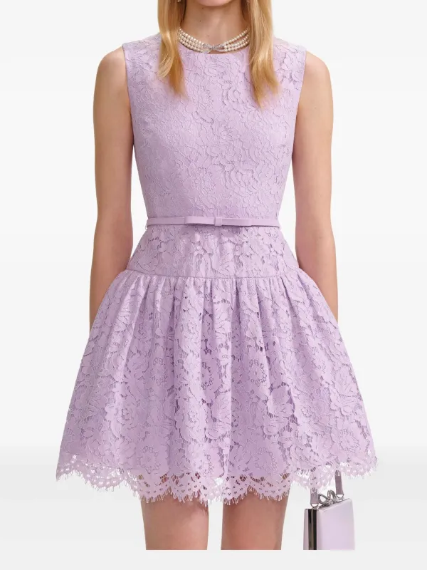 LACE SLEEVELESS MINI DRESS sold by Lord & Taylor