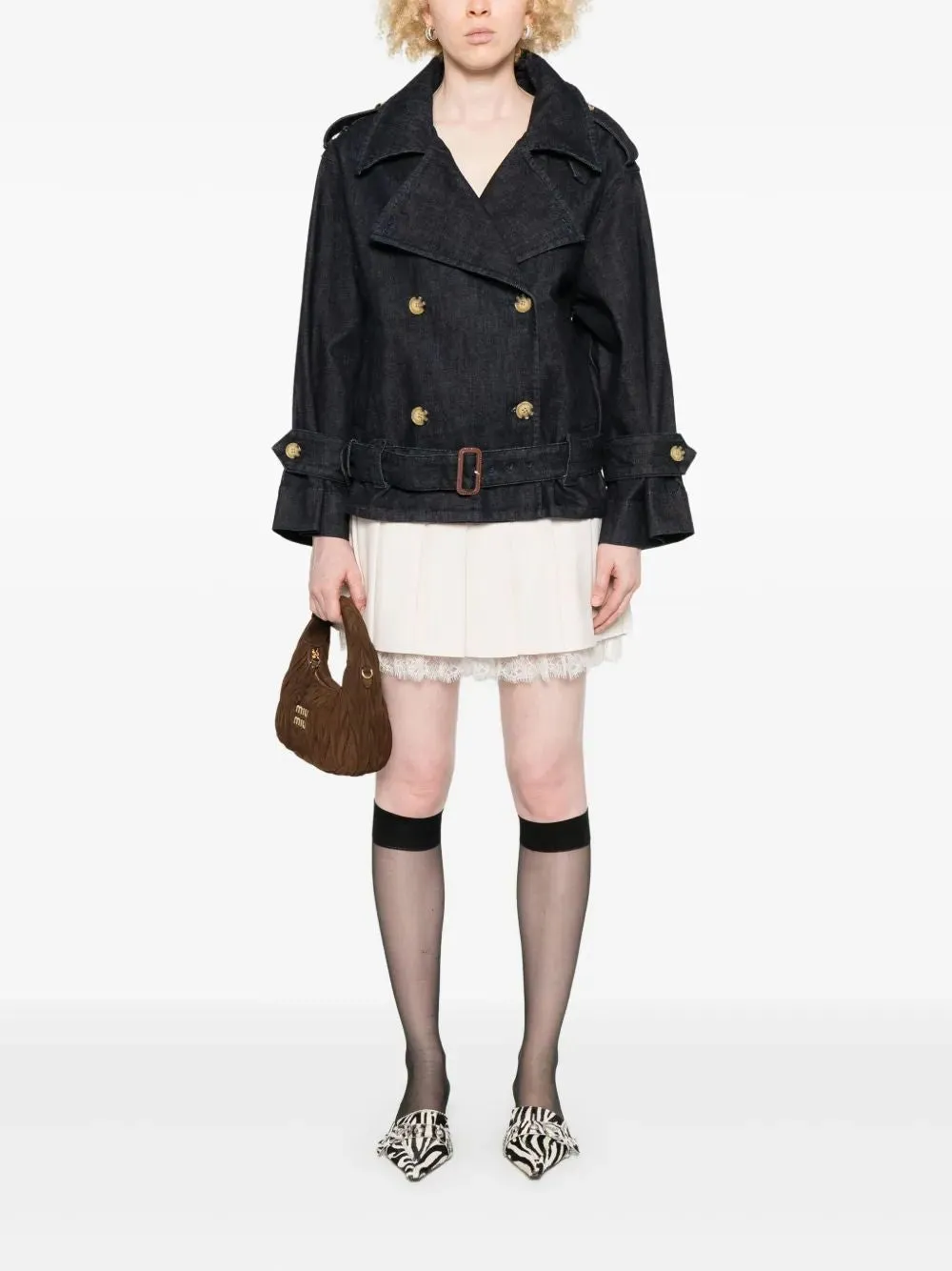 DENIM TRENCH JACKET sold by Lord & Taylor product image thumbnail 2