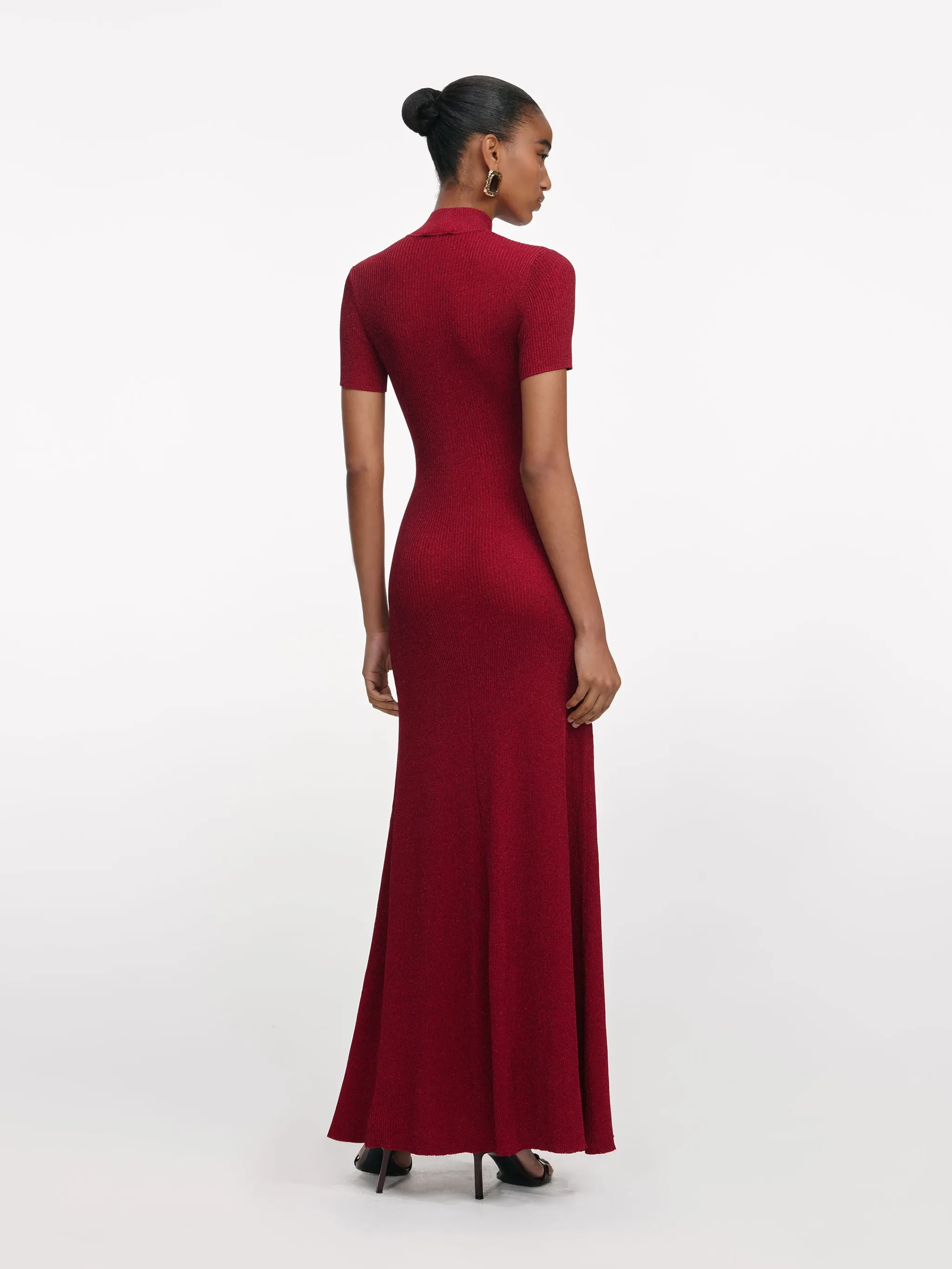VELVET BANDEAU MAXI DRESS sold by Lord & Taylor product image thumbnail 3