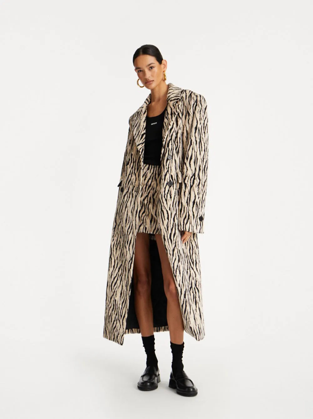 PRINTED FAUX FUR SKIRT sold by Lord & Taylor product image thumbnail 2