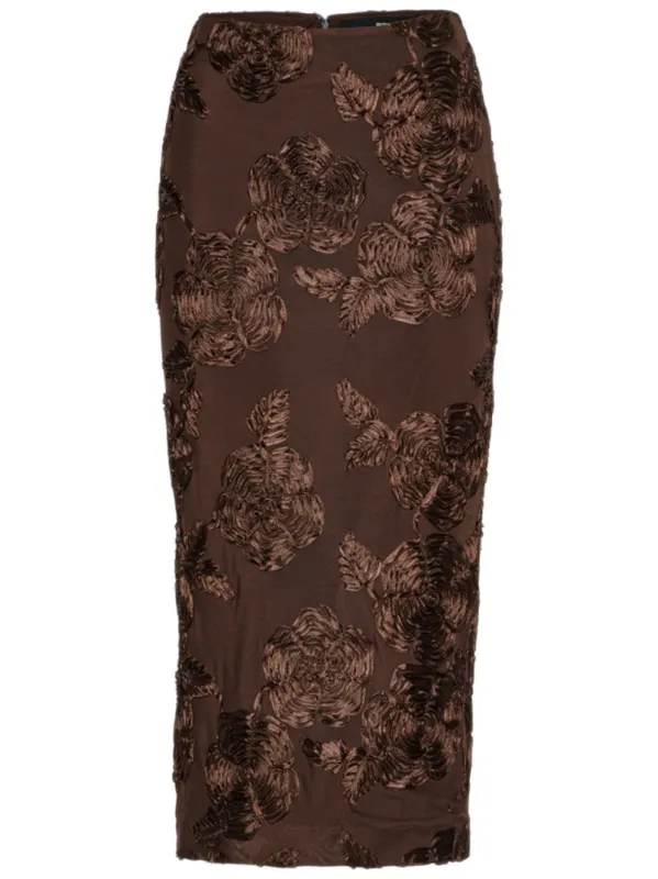 FLOWER MESH PENCIL SKIRT sold by Lord & Taylor