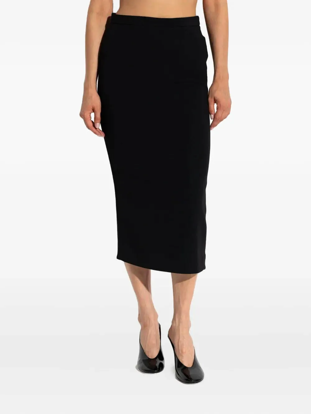MIDI SKIRT WITH PLEATS ON THE BACK sold by Lord & Taylor product image thumbnail 3