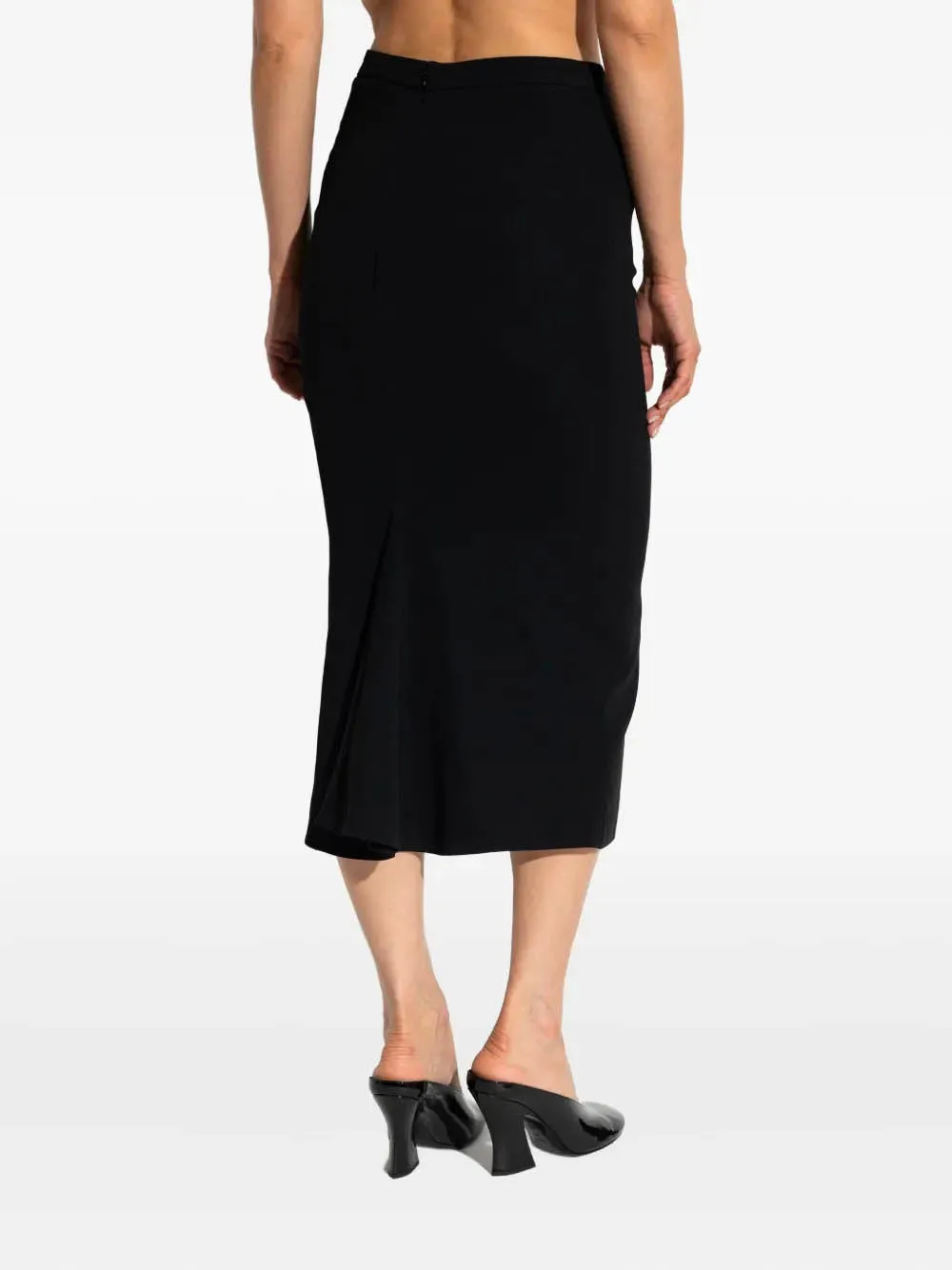 MIDI SKIRT WITH PLEATS ON THE BACK sold by Lord & Taylor product image thumbnail 4