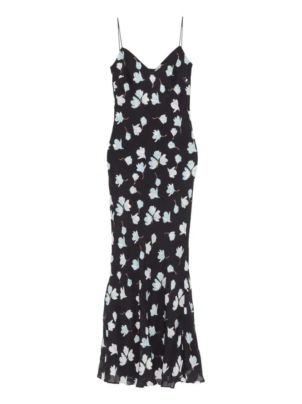 FLORAL RHINESTONE MIDI DRESS sold by Lord & Taylor