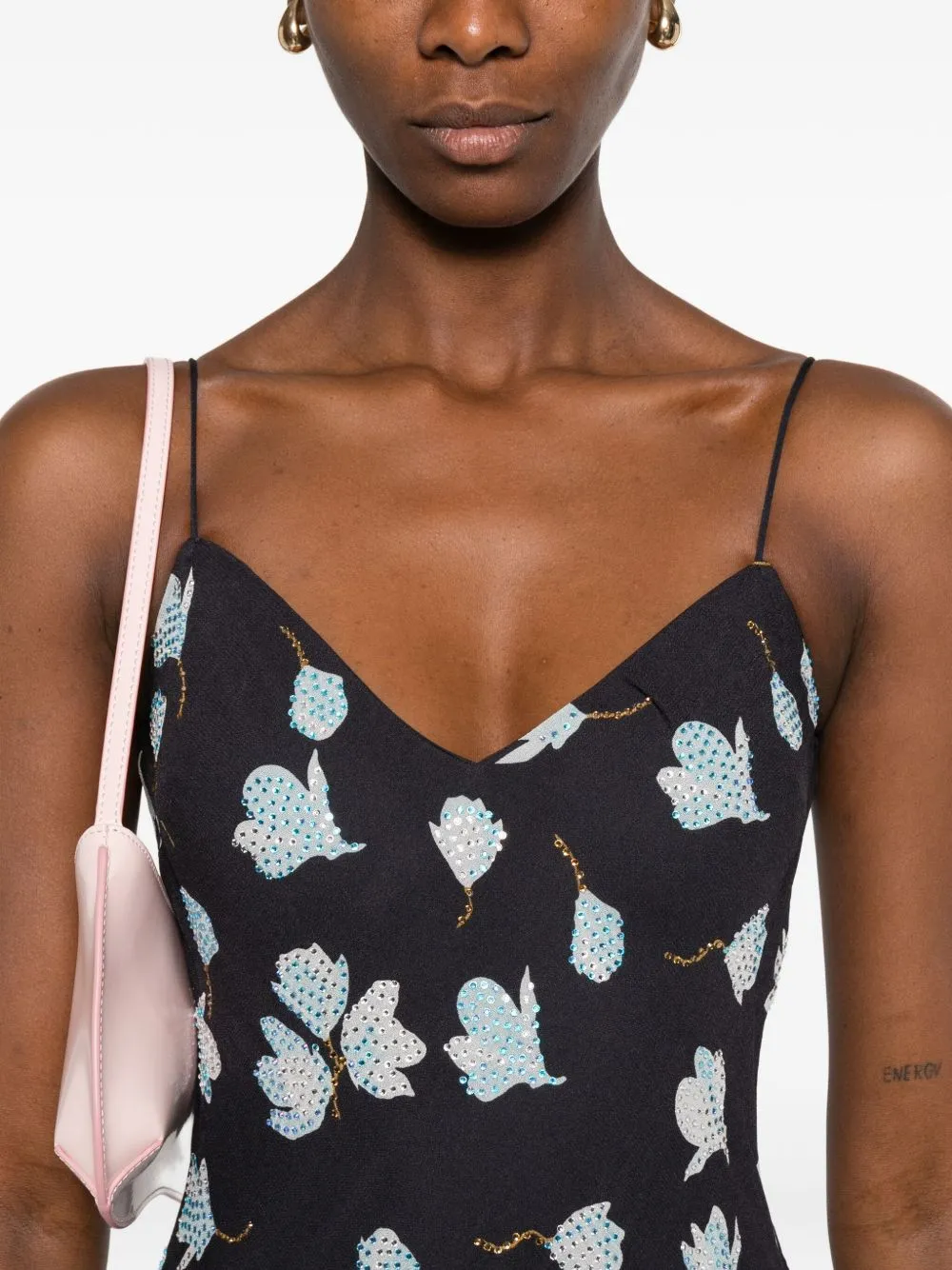 FLORAL RHINESTONE MIDI DRESS sold by Lord & Taylor product image thumbnail 5