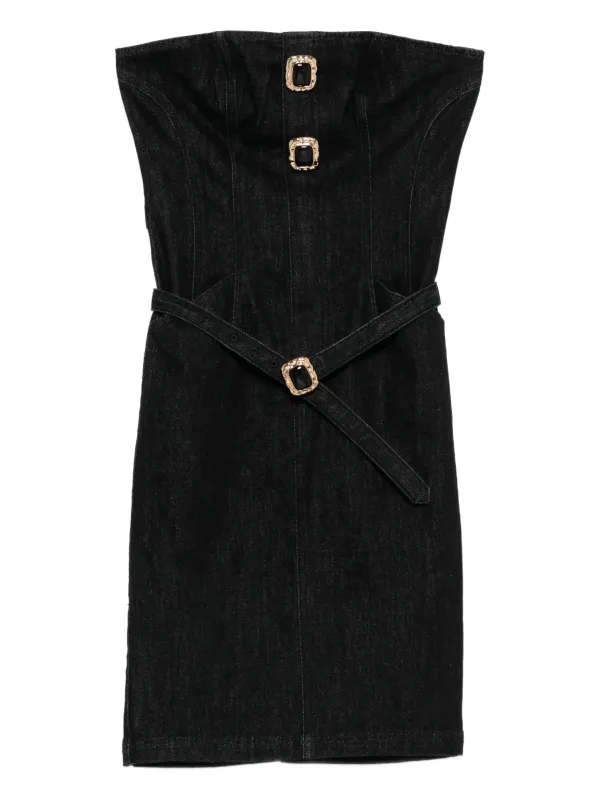 DENIM BANDEAU MIDI DRESS sold by Lord & Taylor
