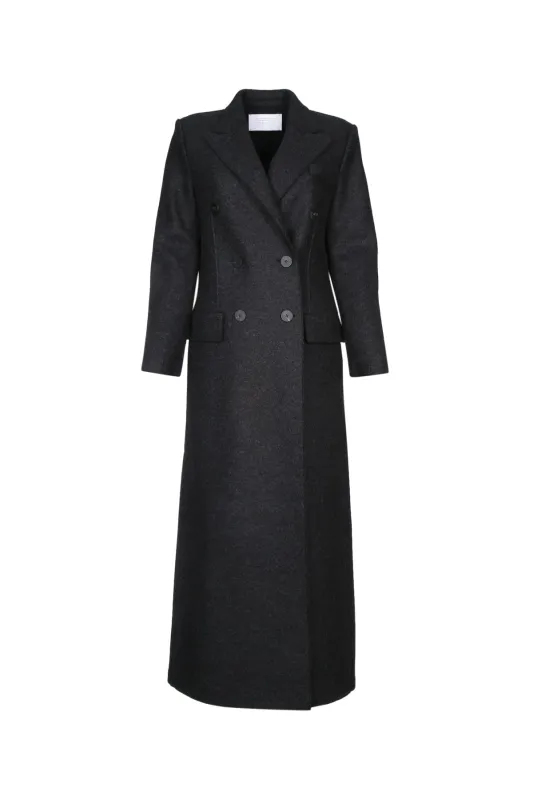 WOMEN LONG DOUBLE BREASTED TAILORED COAT PRESSED W sold by Lord & Taylor