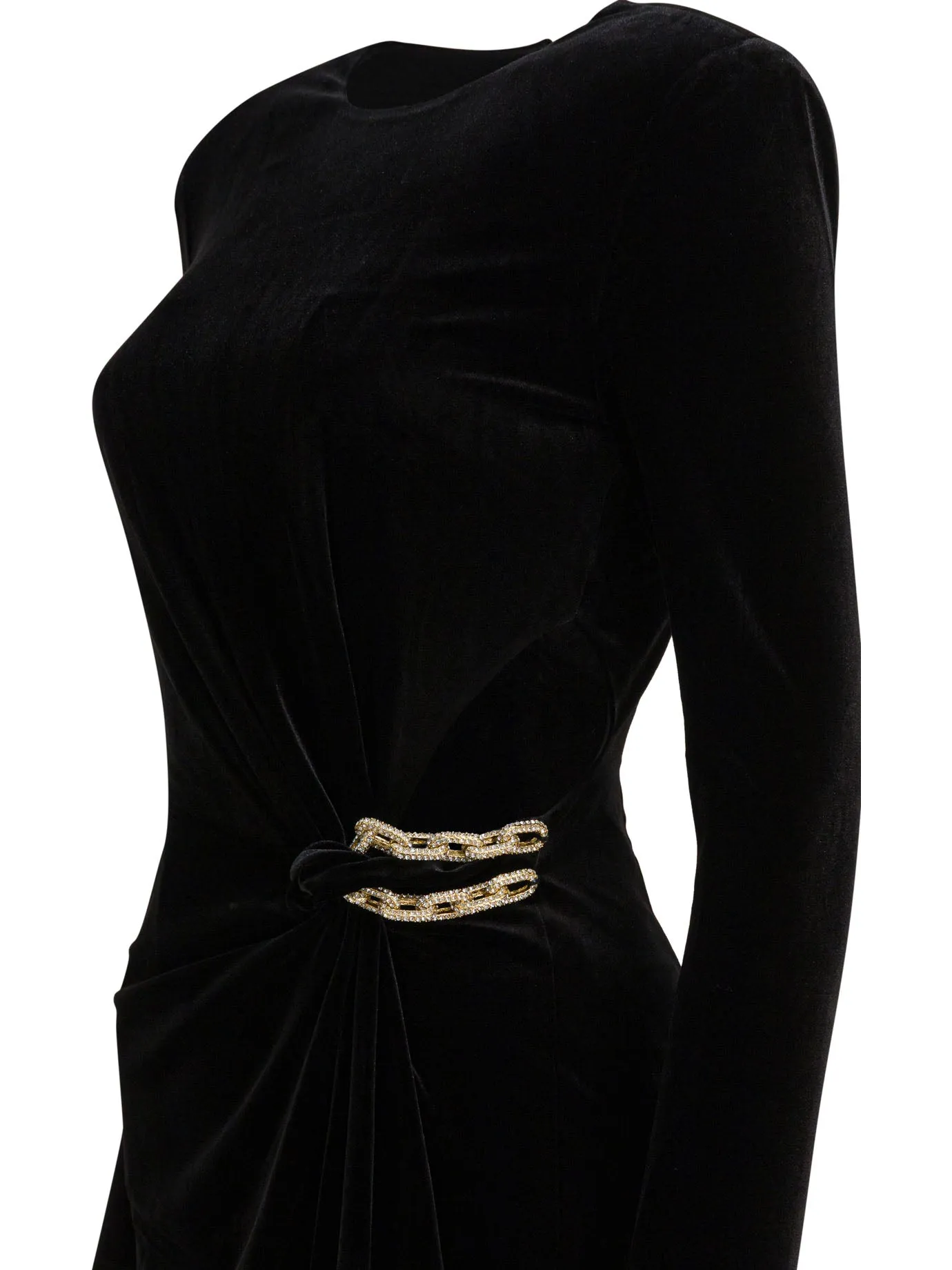 VELVET EMBELLISHED MIDI DRESS sold by Lord & Taylor product image thumbnail 4