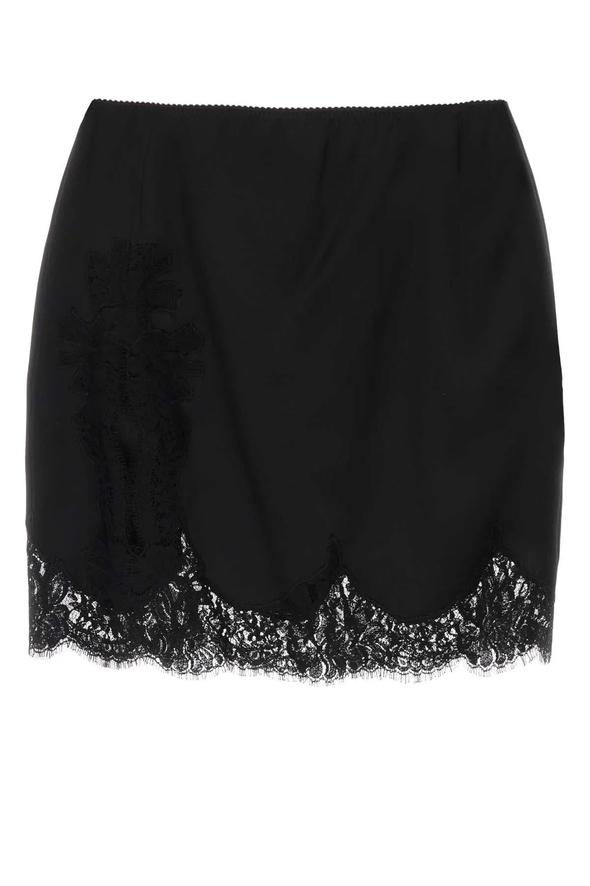 BLACK SATIN MINI SKIRT sold by Lord & Taylor