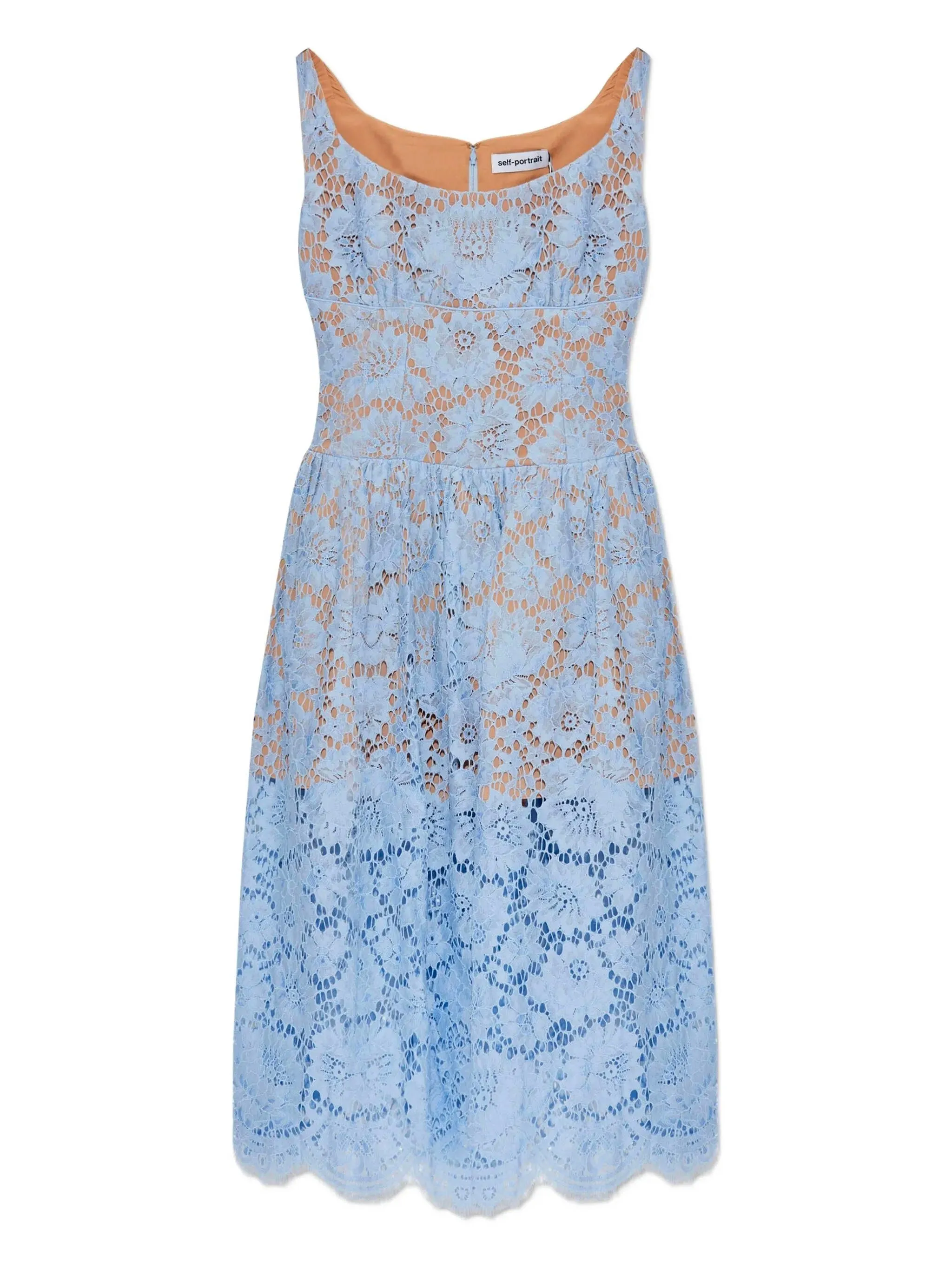FLORAL LACE MIDI DRESS sold by Lord & Taylor