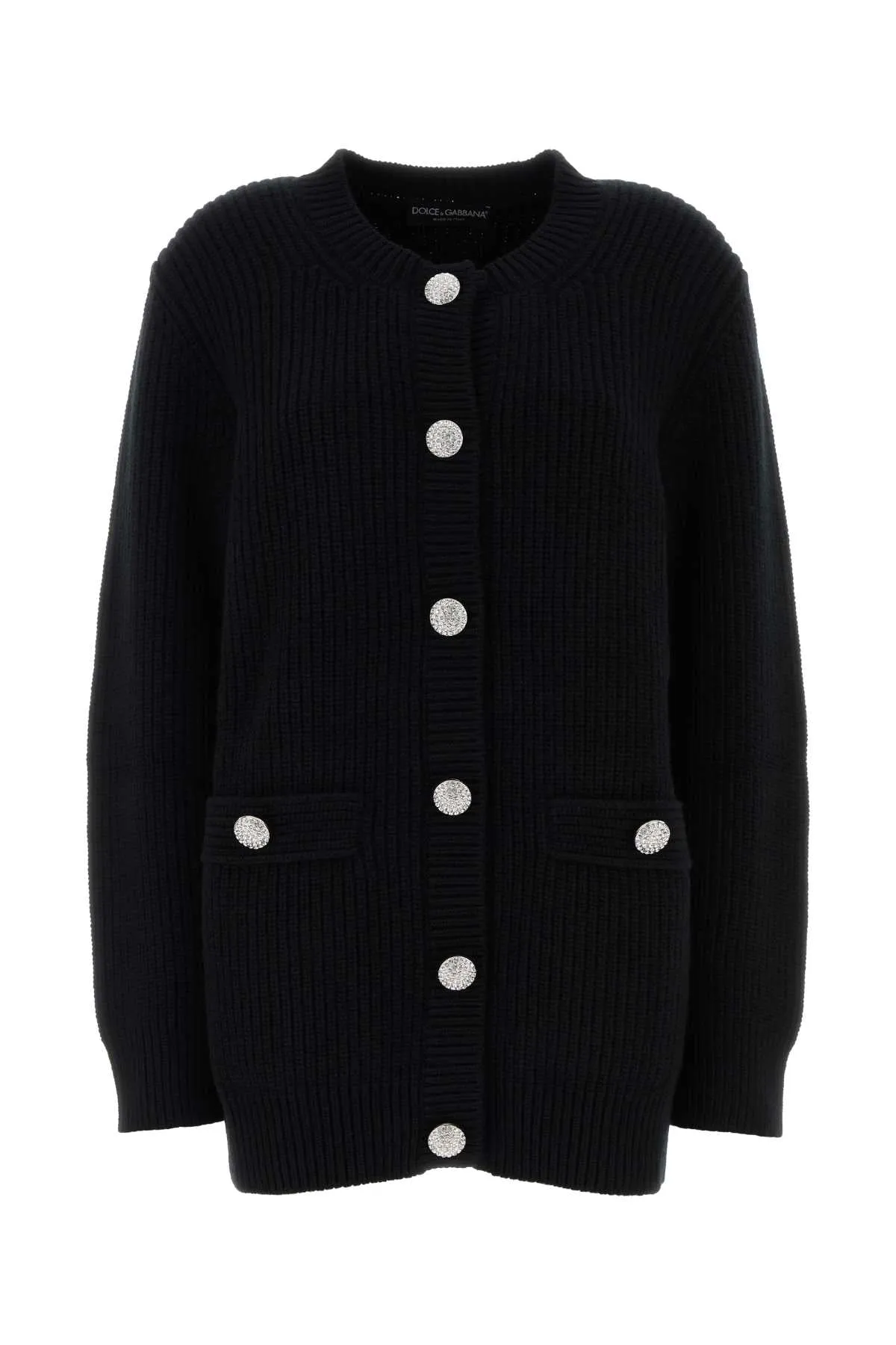 BLACK WOOL OVERSIZE CARDIGAN sold by Lord & Taylor