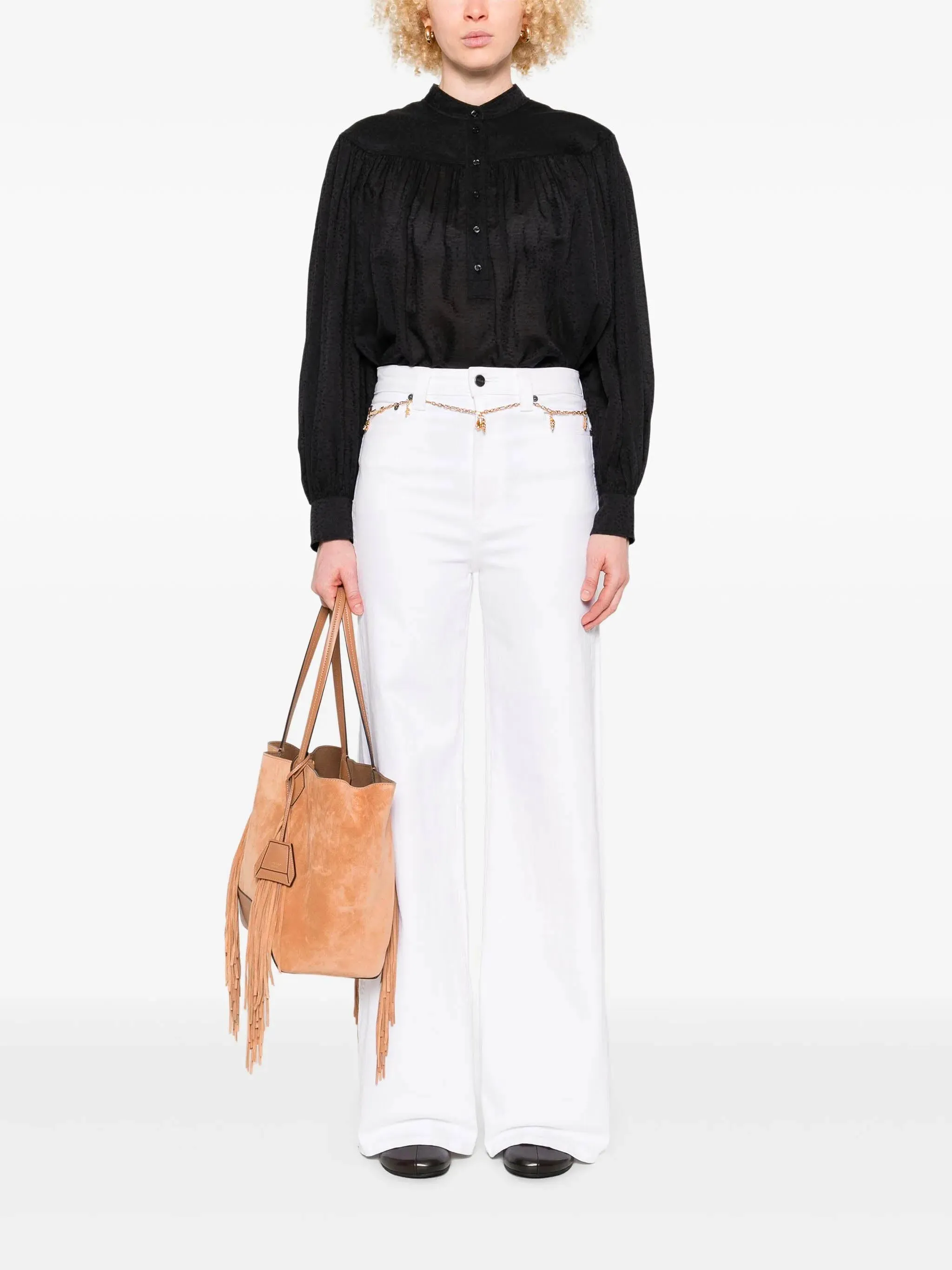 JACQUARD BLOUSE sold by Lord & Taylor product image thumbnail 2