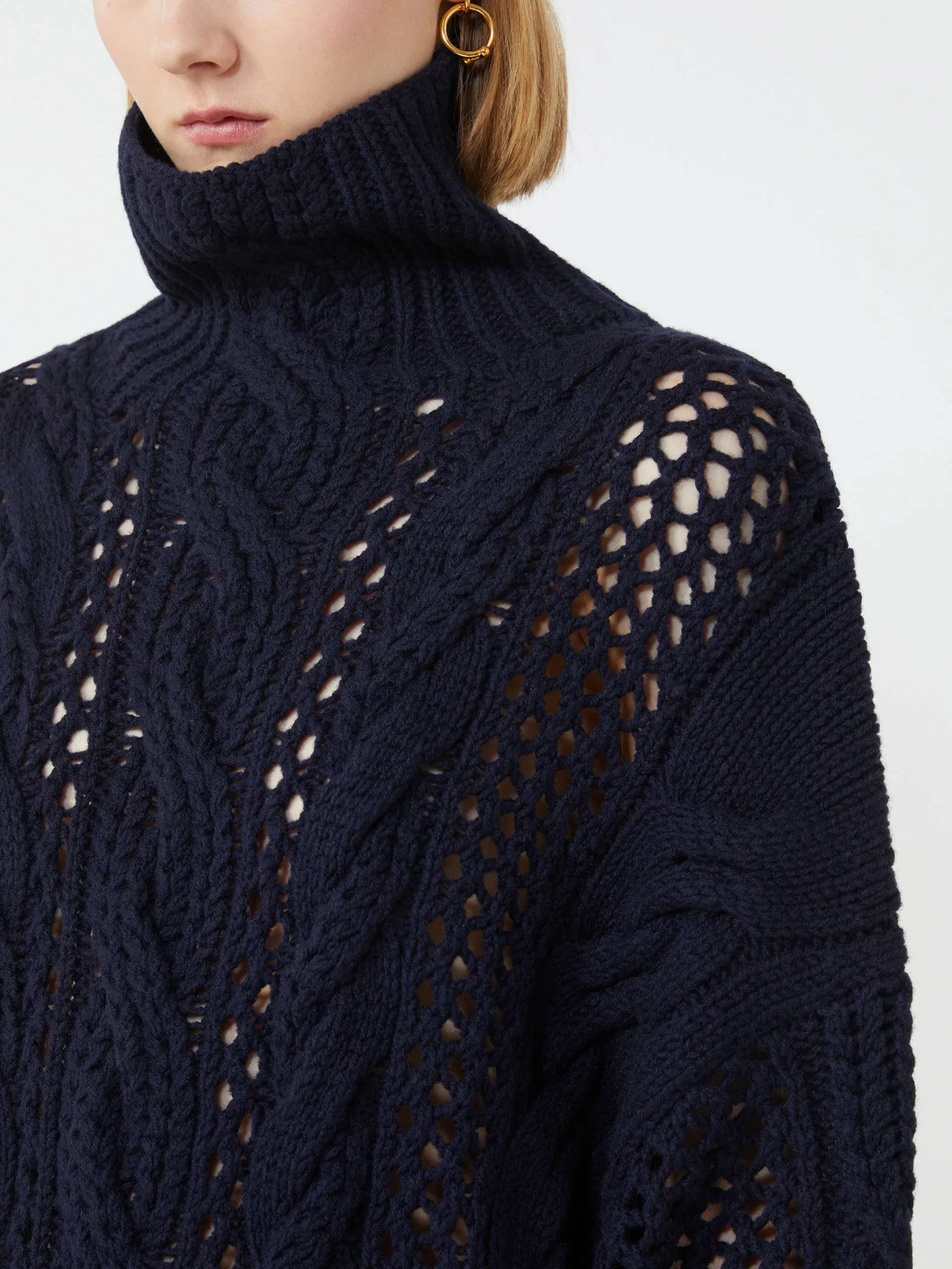 OVERSIZED SWEATER WITH CABLES sold by Lord & Taylor product image thumbnail 5