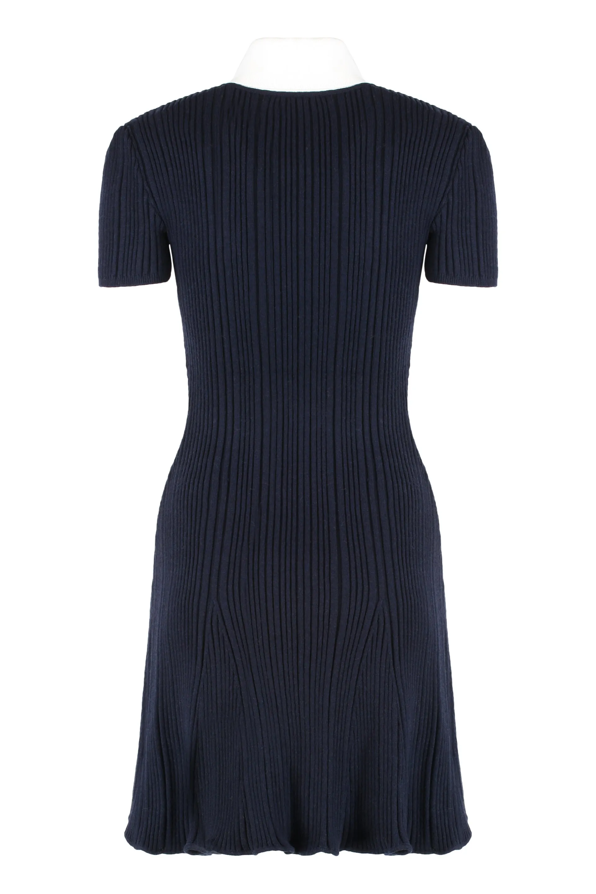 CONTRAST COLLAR KNIT MINI DRESS sold by Lord & Taylor product image thumbnail 2
