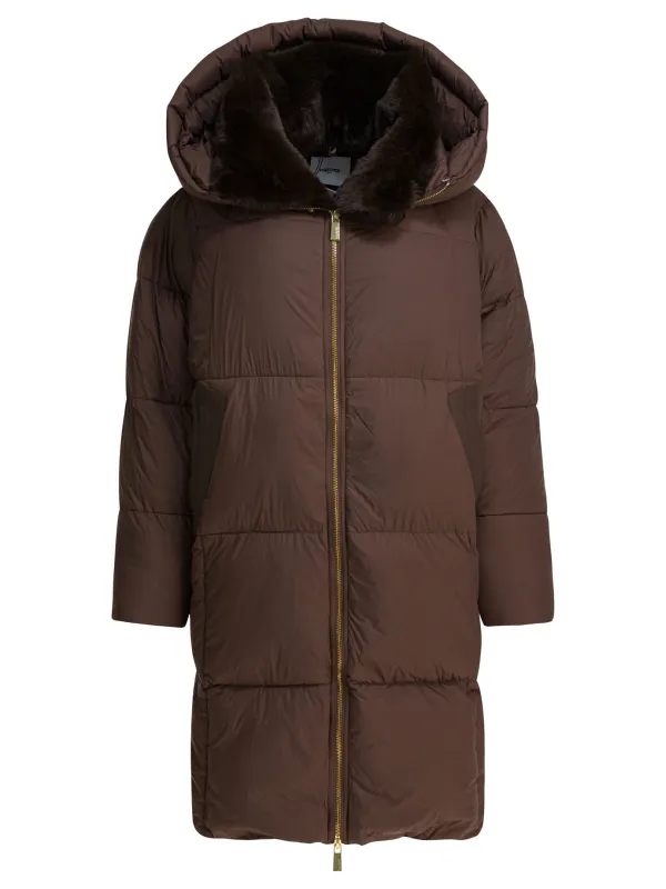 LONG DOWN JACKET WITH OVER HOOD sold by Lord & Taylor