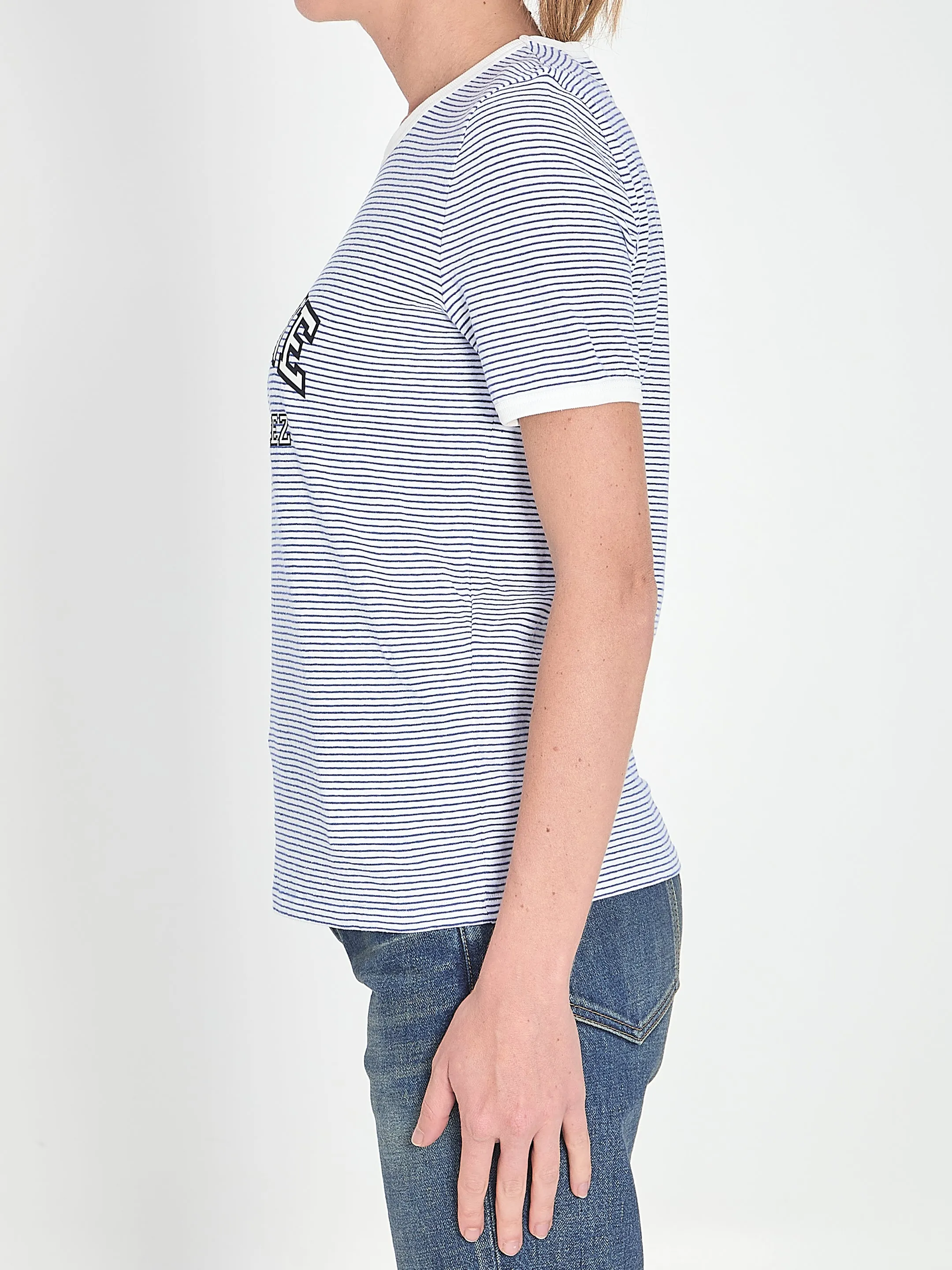 T-SHIRT ROUND NECK IN COTTON sold by Lord & Taylor product image thumbnail 3