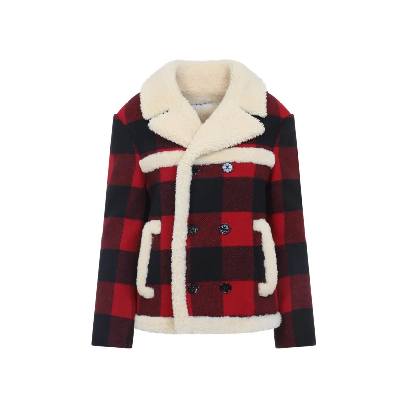 CABAN SHEARLING JACKET made by Celine