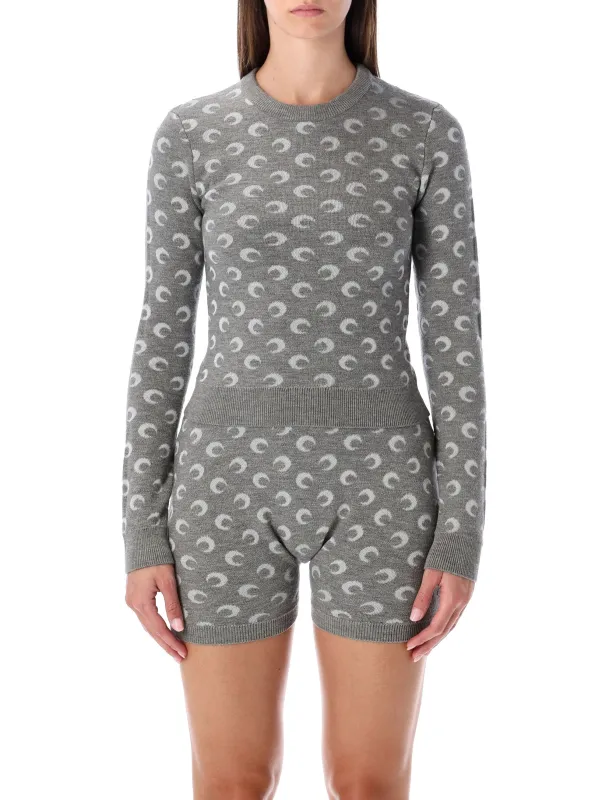MOON JACQUARD KNIT SWEATER made by Marine Serre