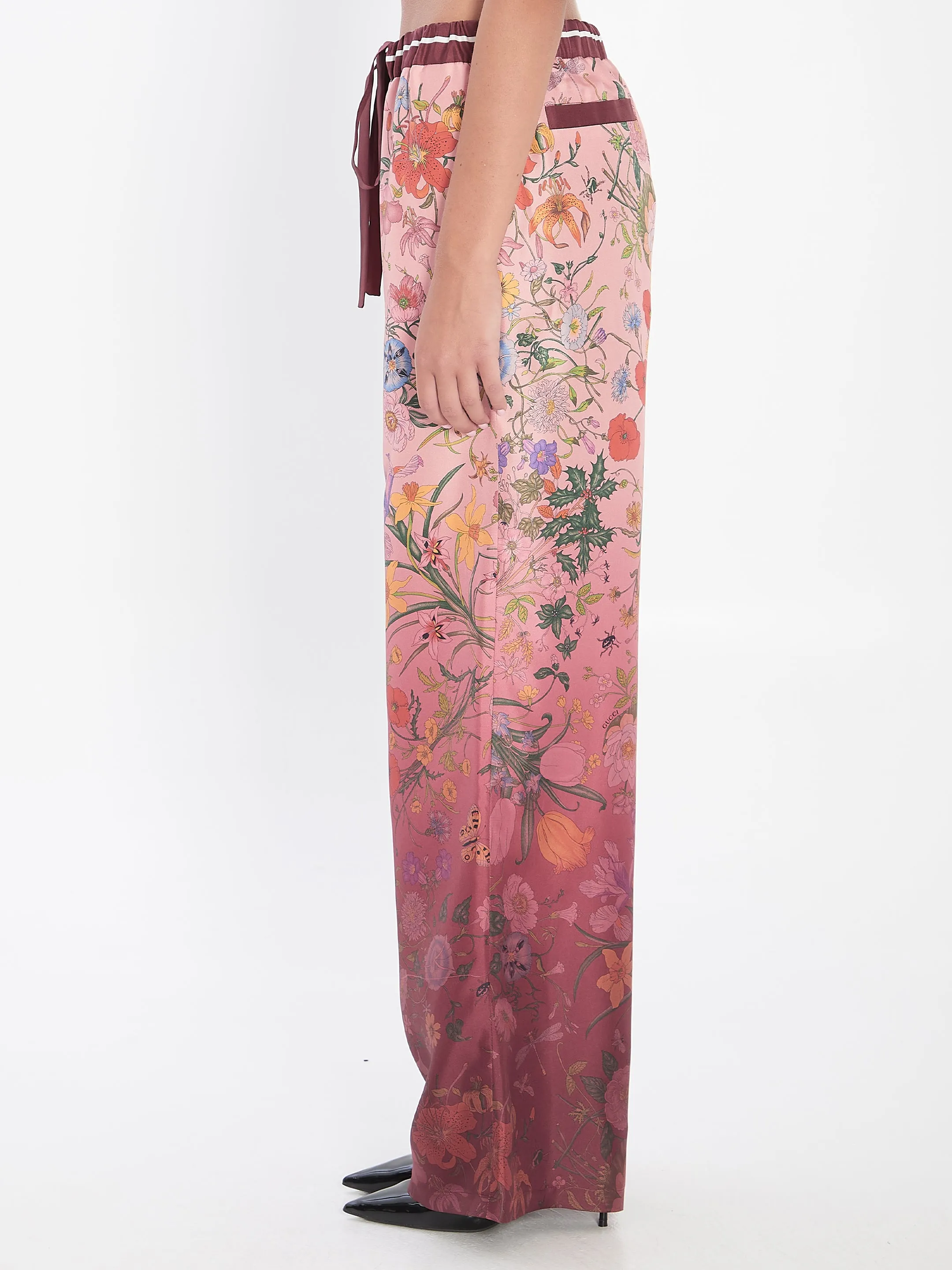PRINTED SILK TROUSERS sold by Lord & Taylor product image thumbnail 3