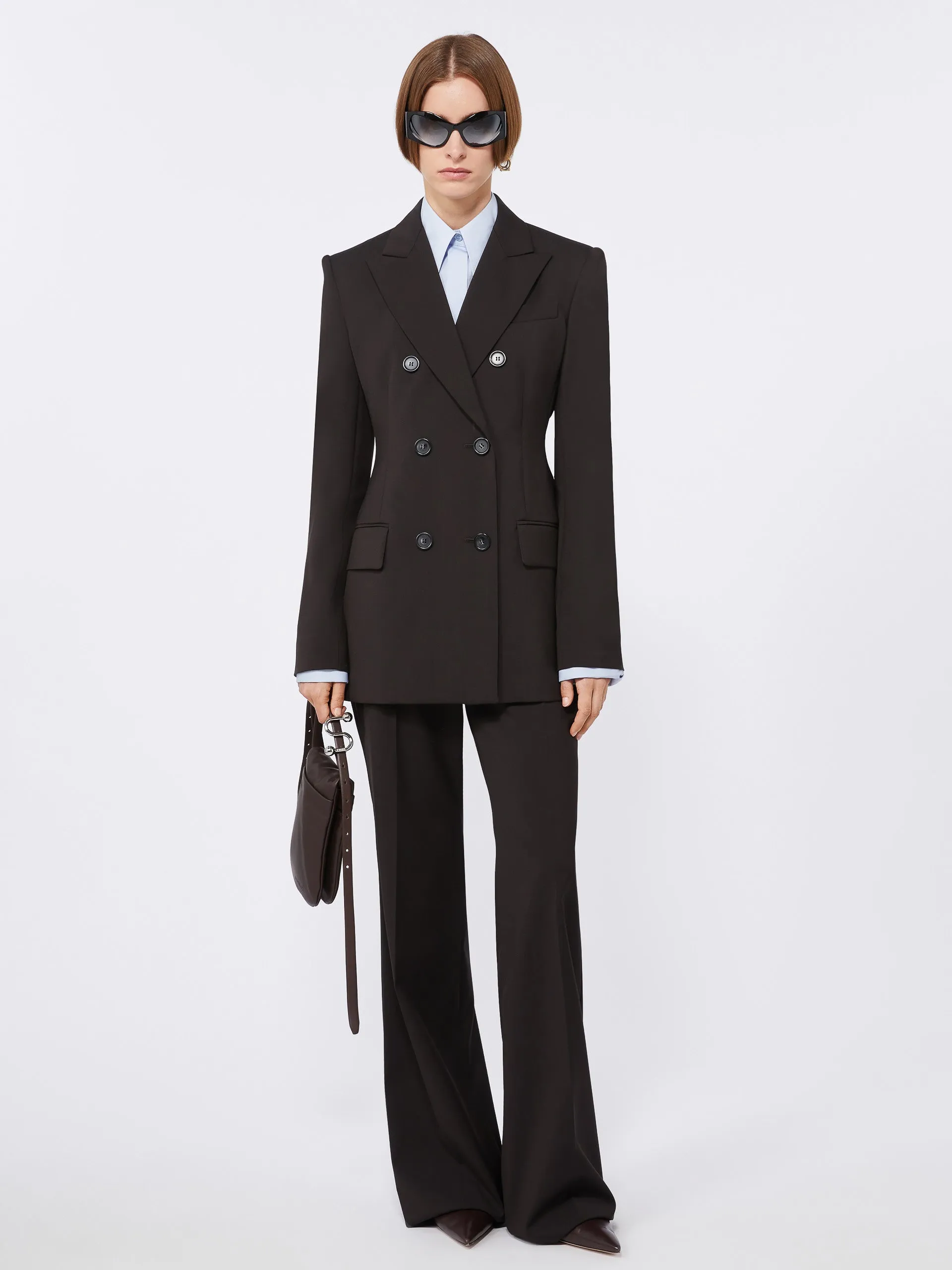 HANGAR FLARE TROUSERS IN STRETCH WOOL sold by Lord & Taylor product image thumbnail 2