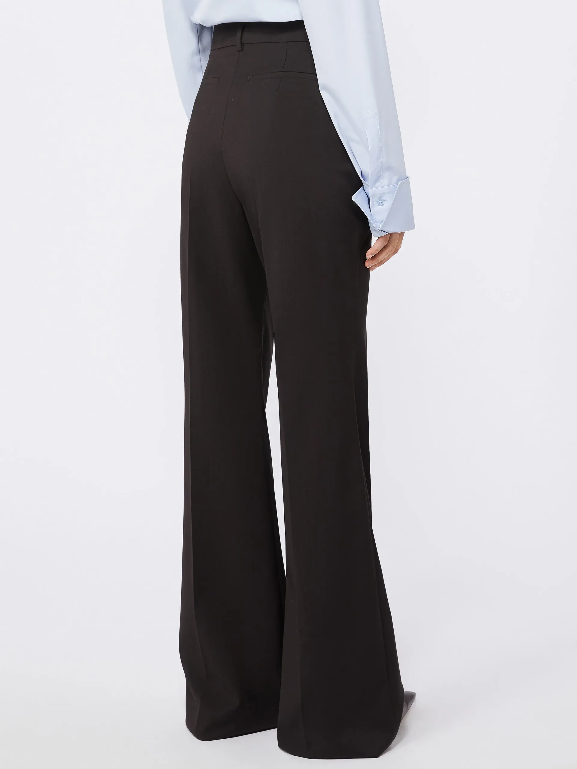 HANGAR FLARE TROUSERS IN STRETCH WOOL sold by Lord & Taylor product image thumbnail 4