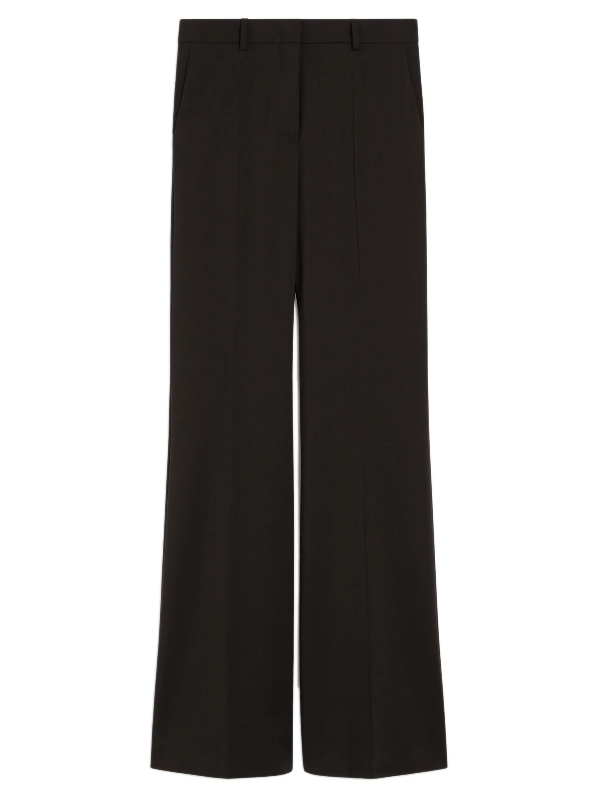 HANGAR FLARE TROUSERS IN STRETCH WOOL sold by Lord & Taylor
