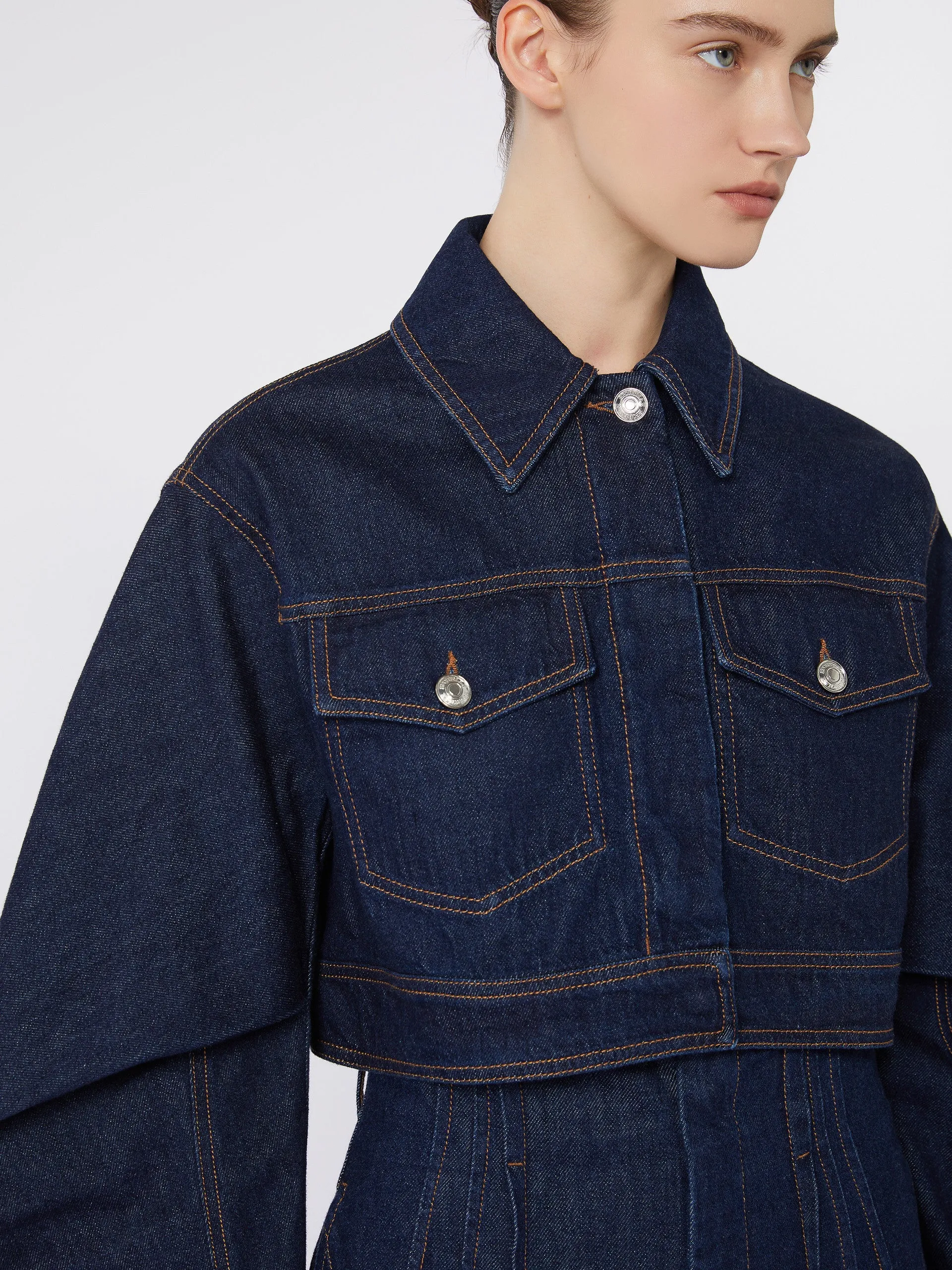 SIR BOXY DENIM JACKET sold by Lord & Taylor product image thumbnail 5