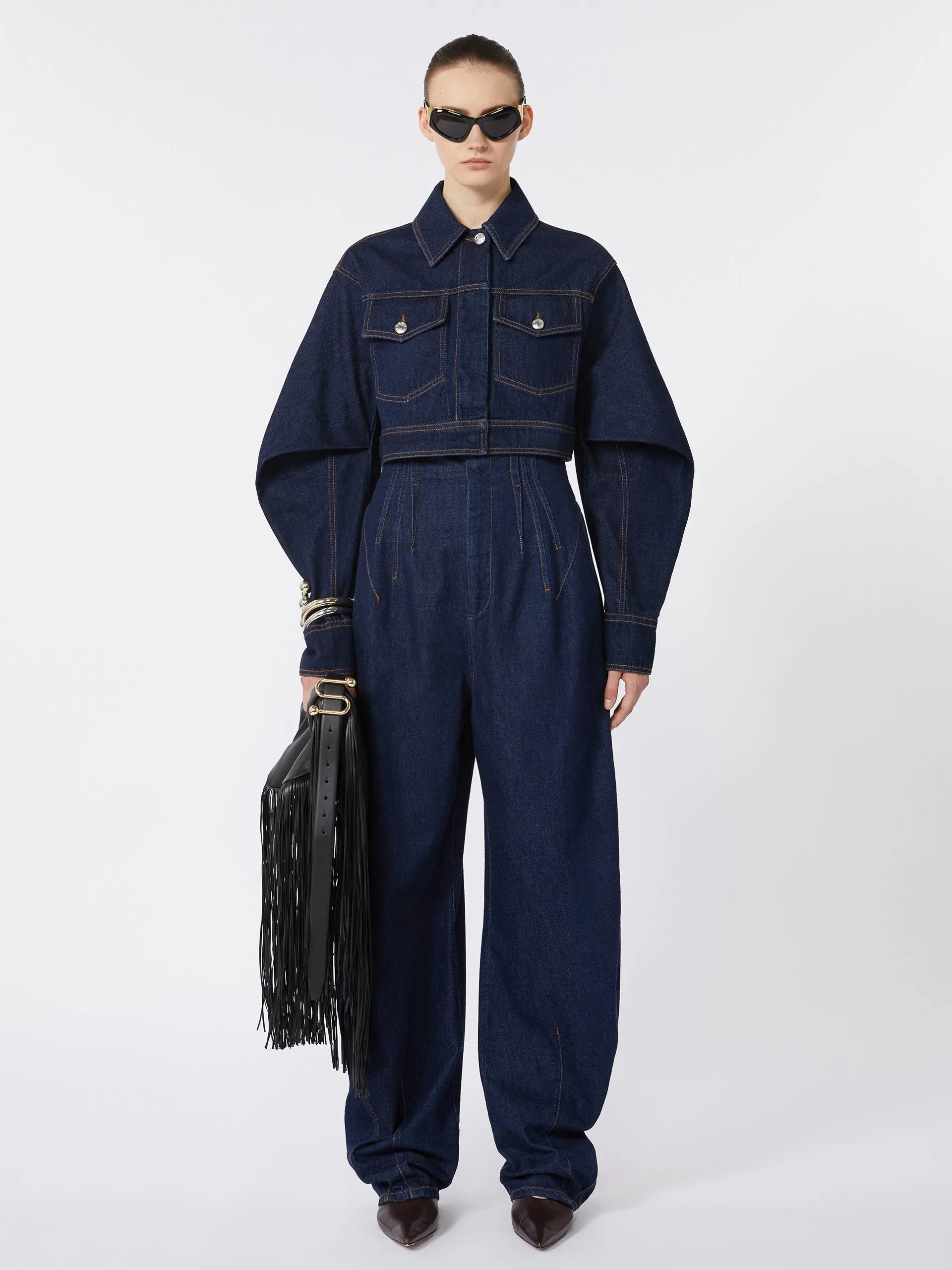 SIR BOXY DENIM JACKET sold by Lord & Taylor product image thumbnail 2