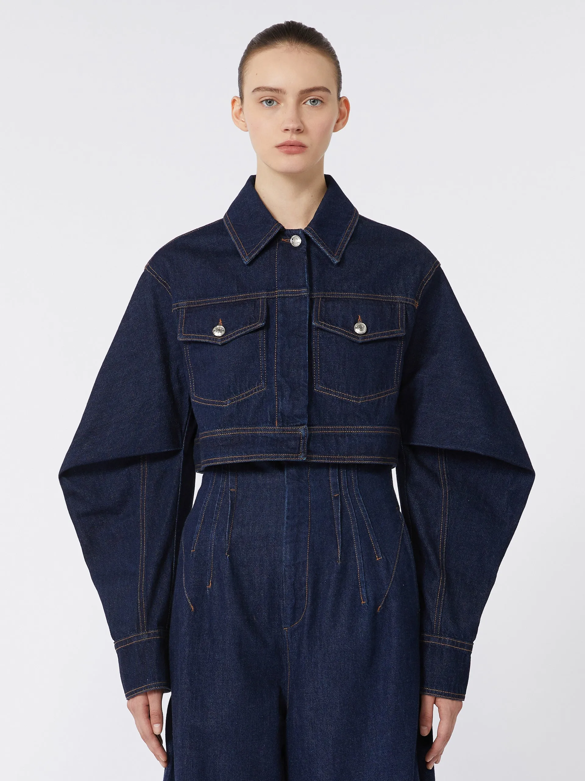 SIR BOXY DENIM JACKET sold by Lord & Taylor product image thumbnail 3