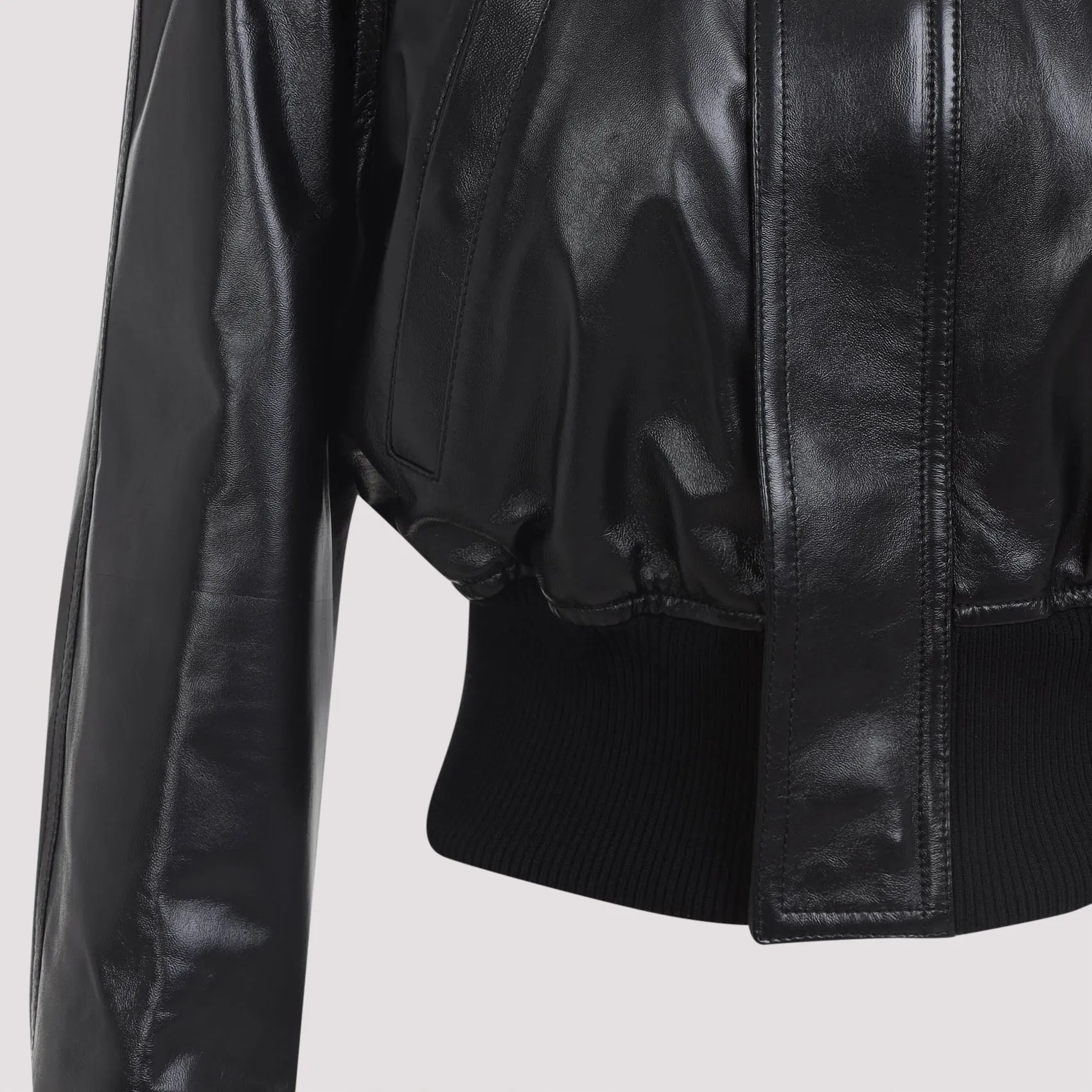 LIGHTWEIGHT LEATHER JACKET sold by Lord & Taylor product image thumbnail 5