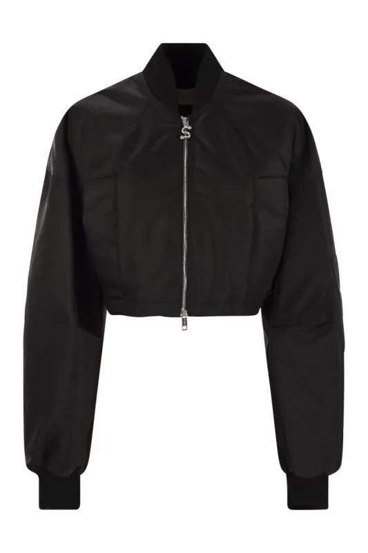 AVENUE BOMBER JACKET IN WATER-REPELLENT TWILL sold by Lord & Taylor