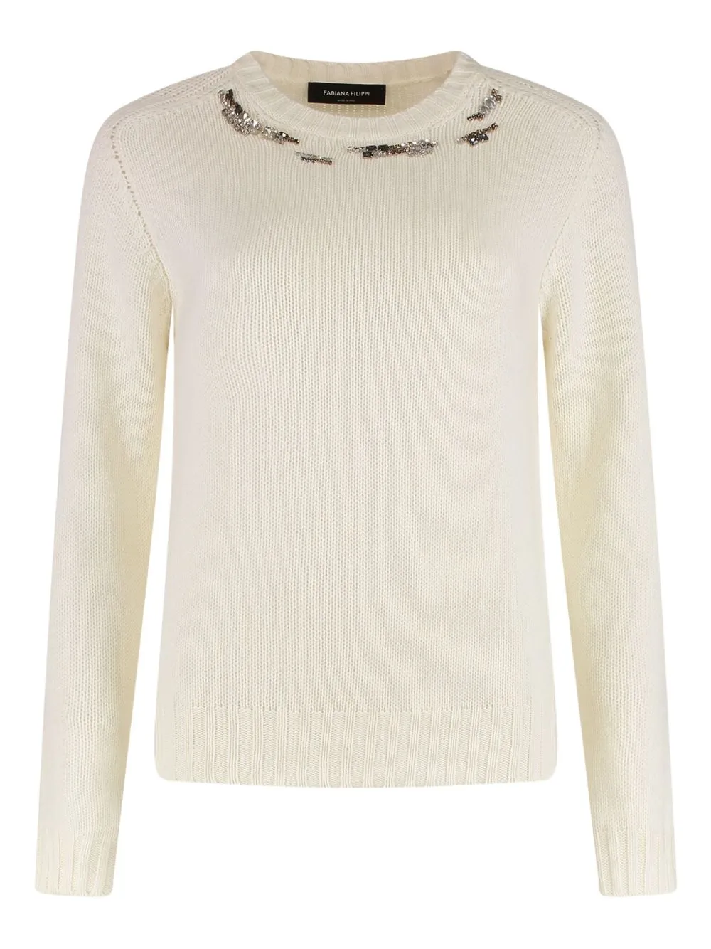 SWEATER WITH ROUND NECK IN WOOL BLEND sold by Lord & Taylor