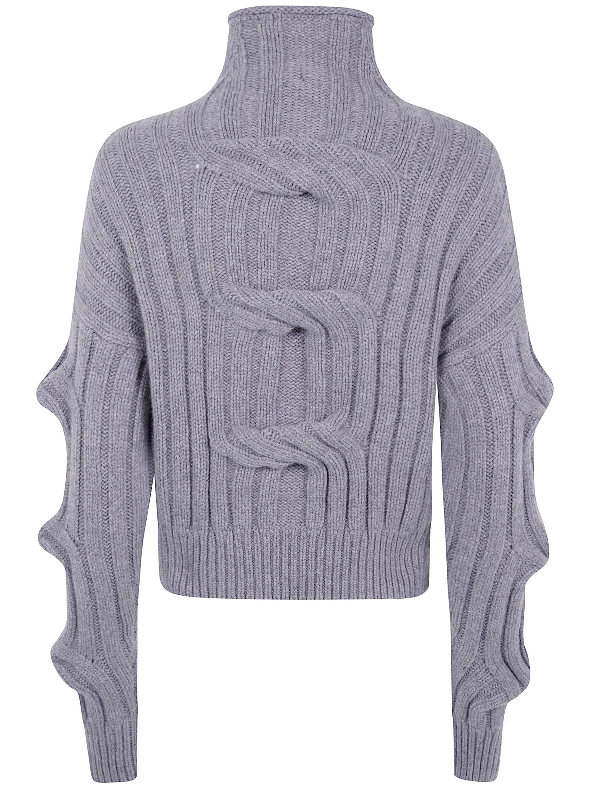 3D BRAID HIGH NECK SWEATER sold by Lord & Taylor product image thumbnail 2
