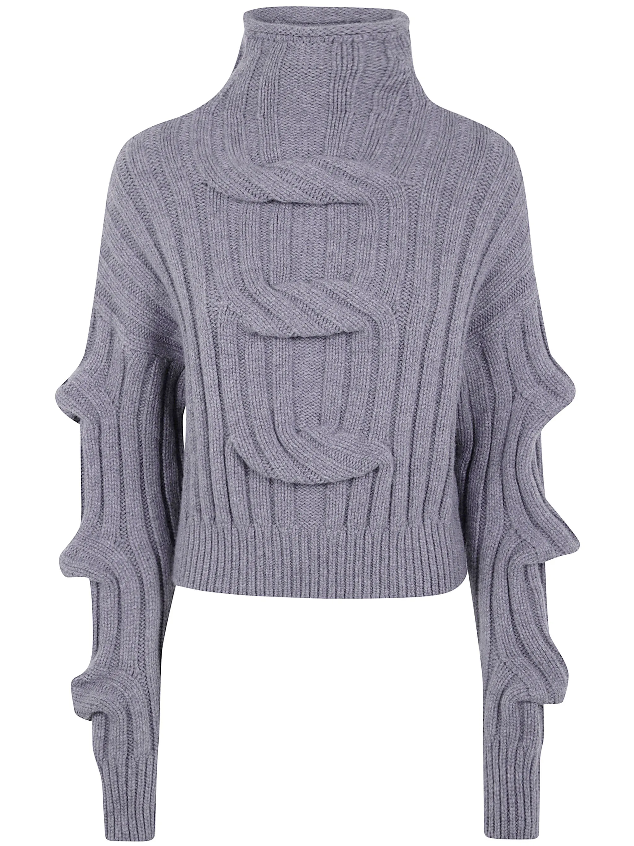 3D BRAID HIGH NECK SWEATER sold by Lord & Taylor