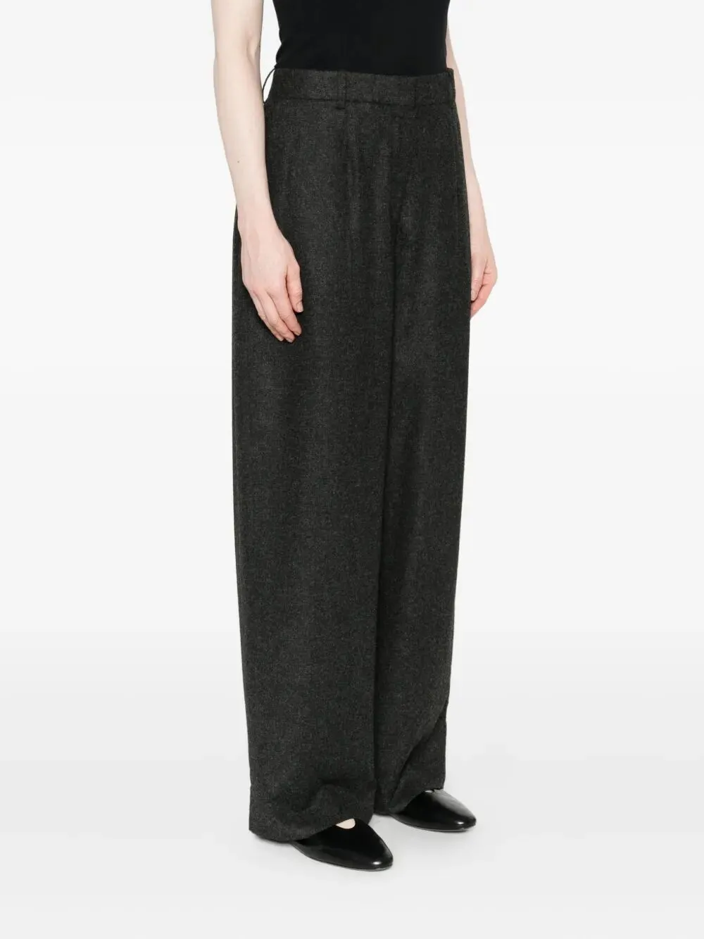 WIDE FLANNEL TROUSERS sold by Lord & Taylor product image thumbnail 4
