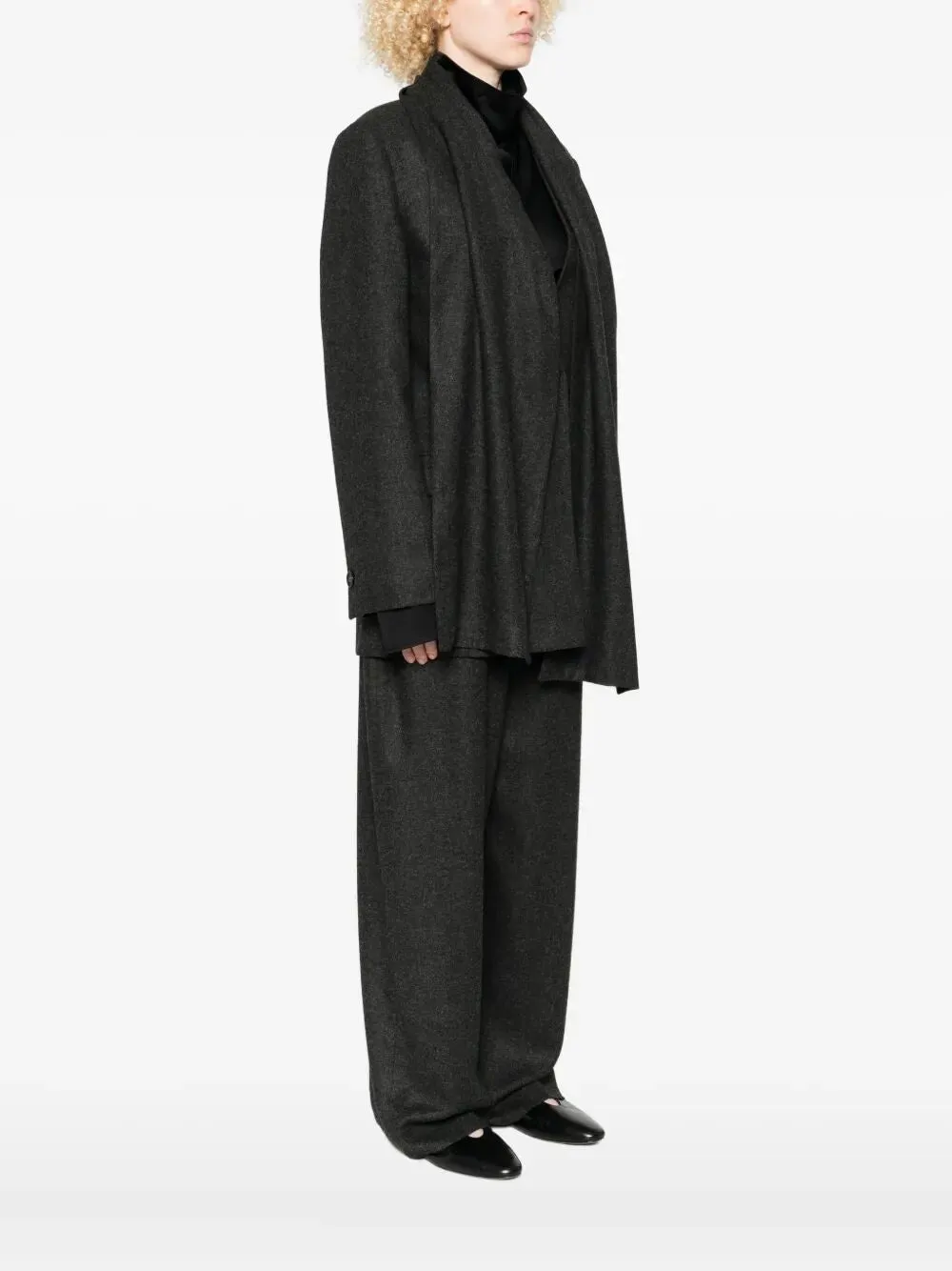 VISCOSE WOOL "SCARF" BLAZER sold by Lord & Taylor product image thumbnail 3