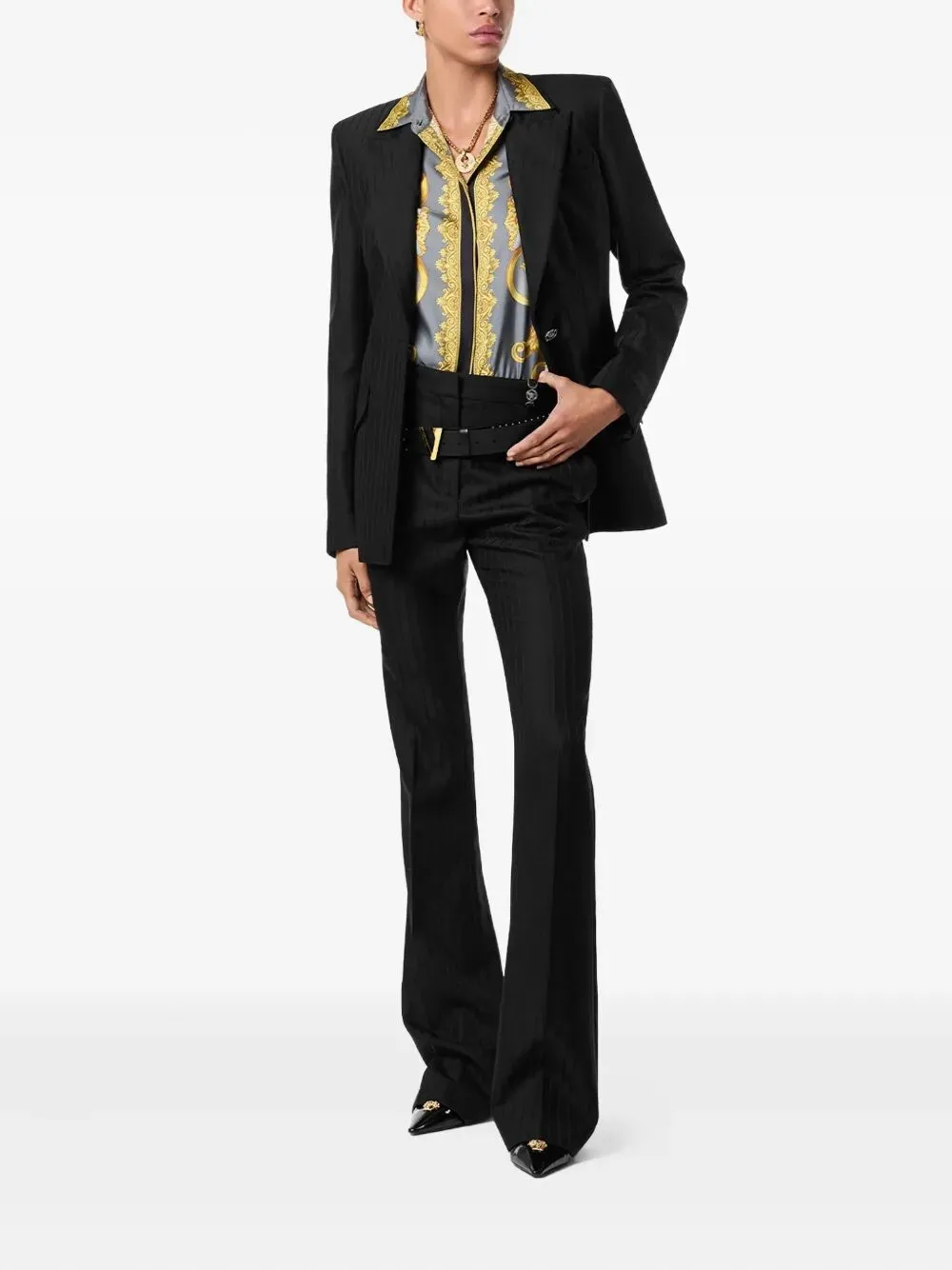 INFORMAL PANT RESPONSIBLE WOOL TONAL PINSTRIPES sold by Lord & Taylor product image thumbnail 5