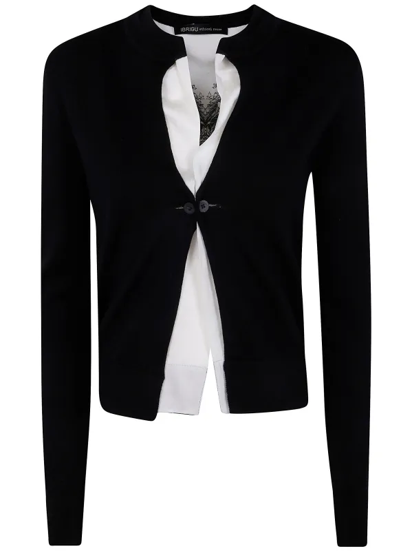 REVERSIBLE PRINTED KNIT CARDIGAN sold by Lord & Taylor