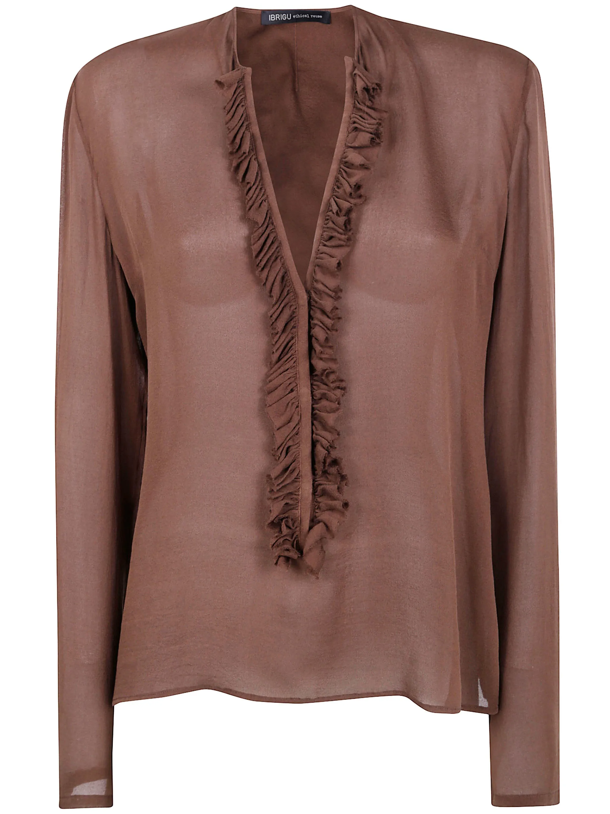 SILK SHIRT WITH RUFFLES sold by Lord & Taylor