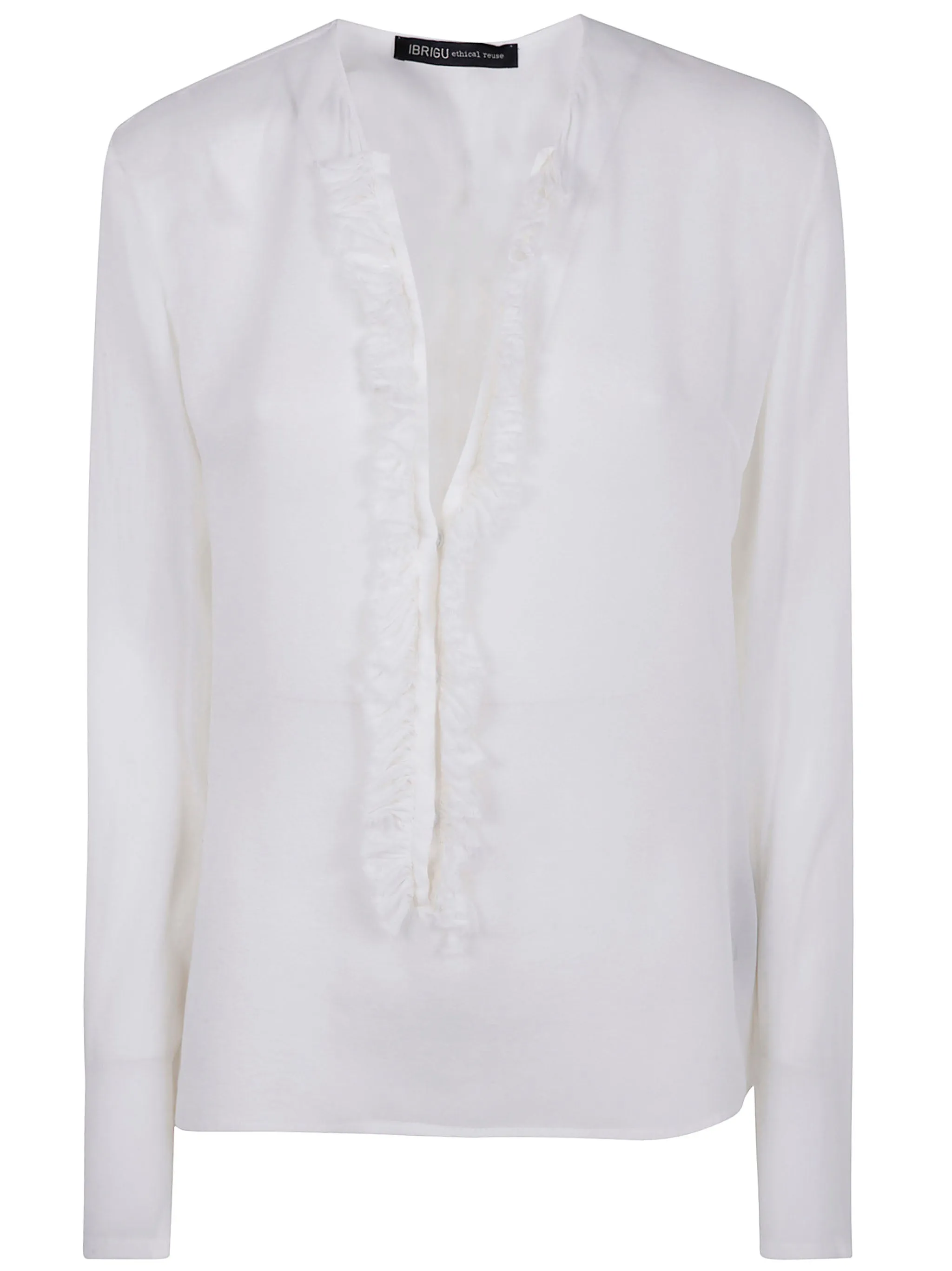 SILK SHIRT WITH RUFFLES sold by Lord & Taylor