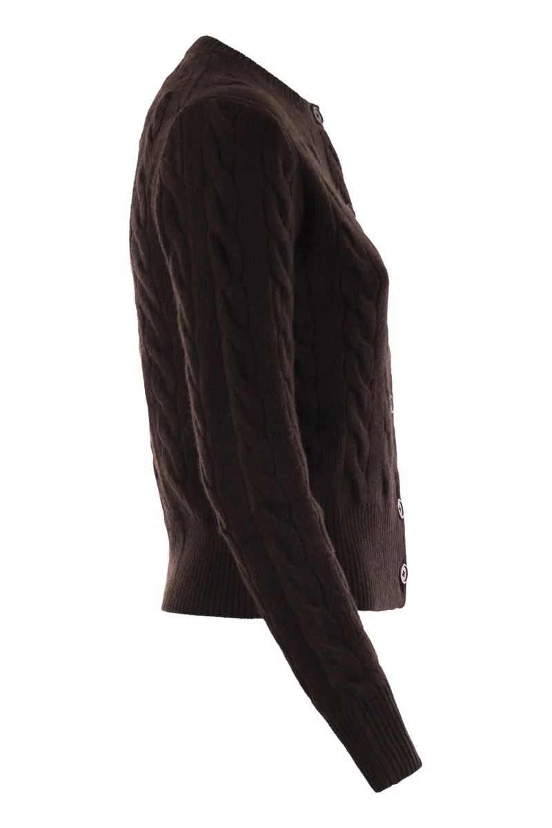 "SWEATER CARDIGAN" ROUND NECK CARDIGAN sold by Lord & Taylor product image thumbnail 3