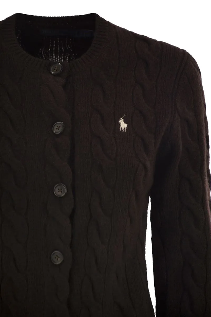 "SWEATER CARDIGAN" ROUND NECK CARDIGAN sold by Lord & Taylor product image thumbnail 4