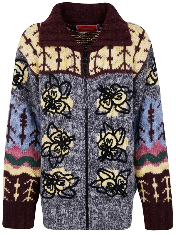 EMBROIDERED "CHALET" CARDIGAN sold by Lord & Taylor