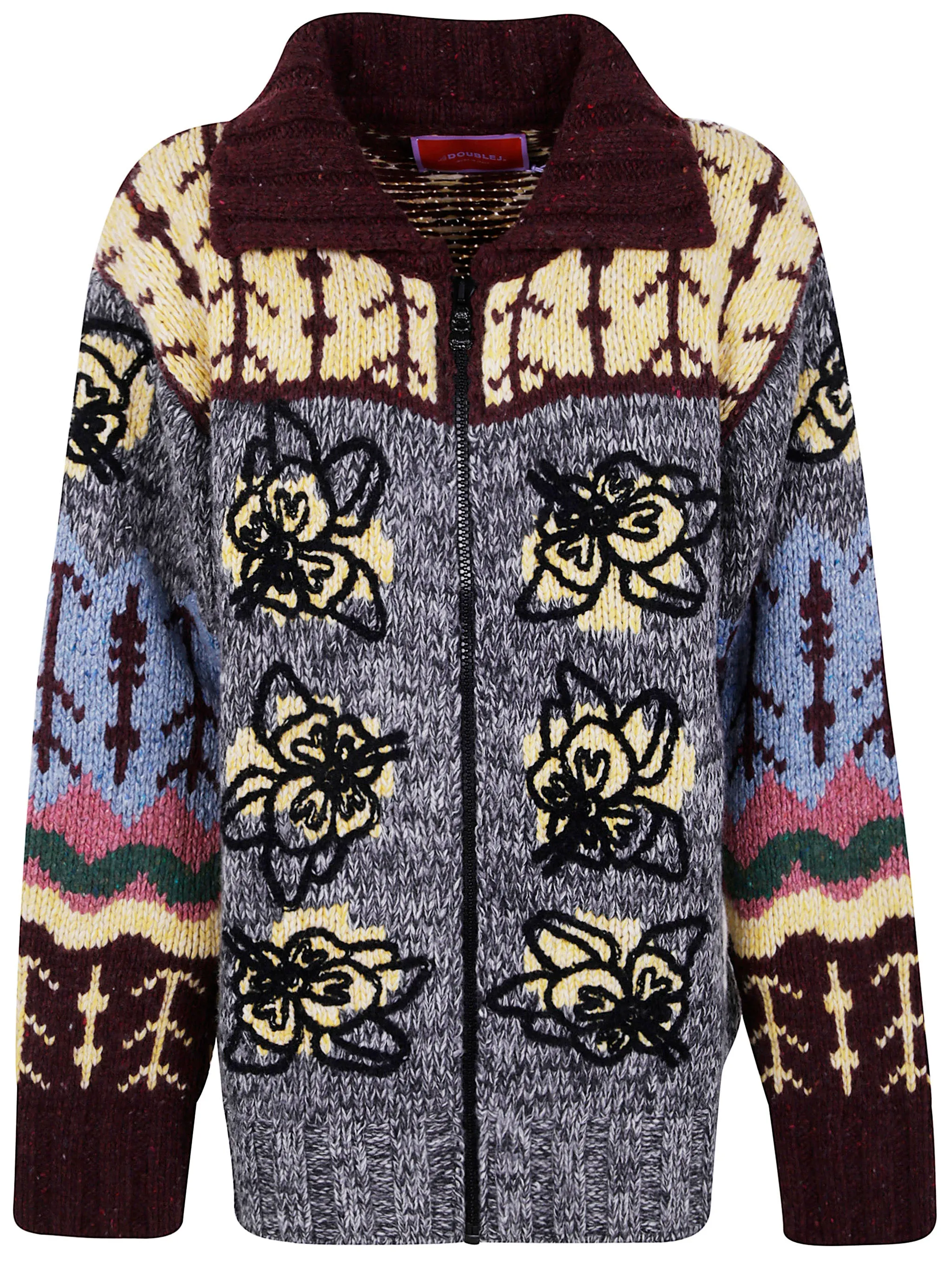 EMBROIDERED "CHALET" CARDIGAN sold by Lord & Taylor