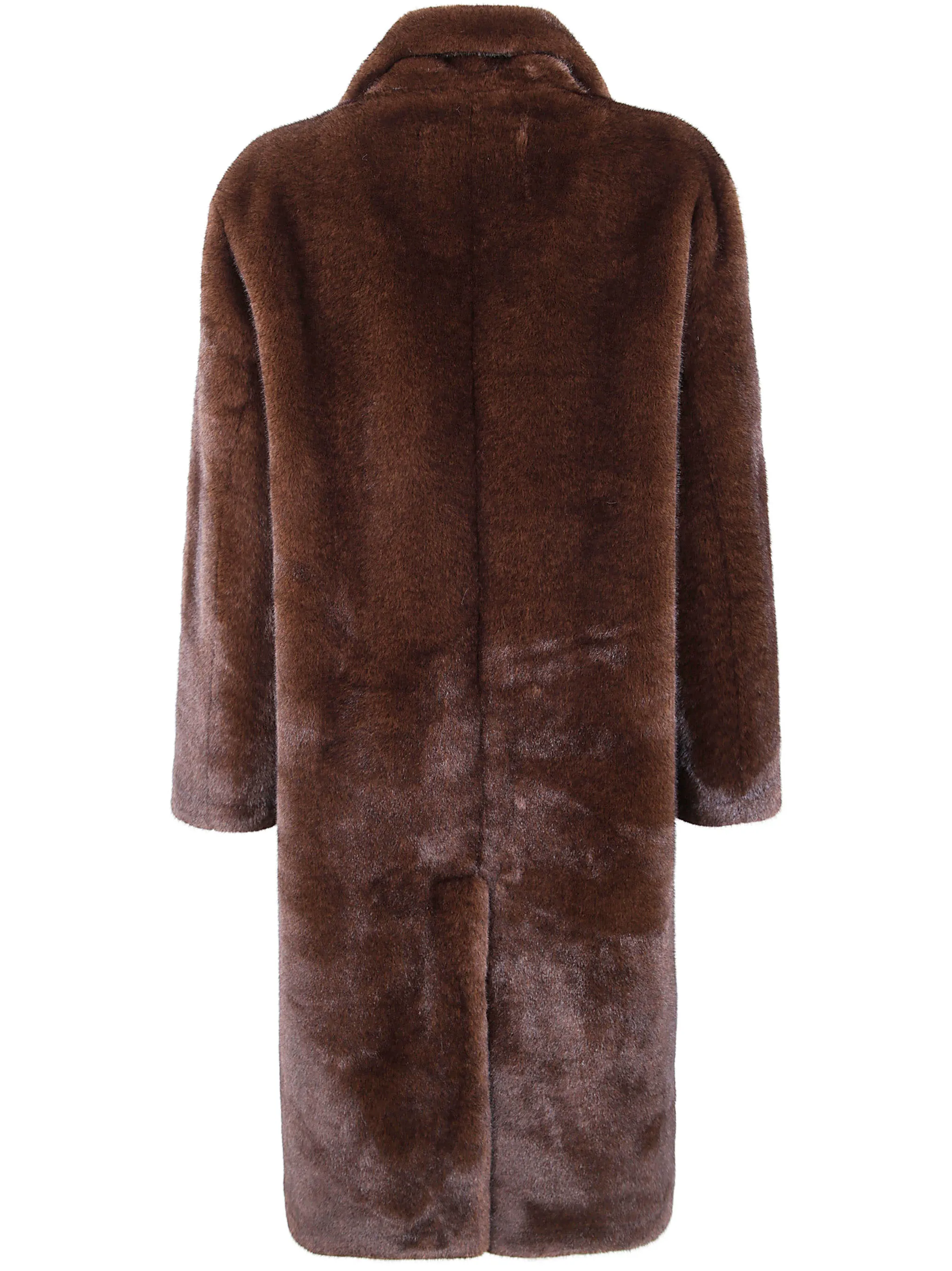 "ECO MINK" MIDI SINGLE BREASTED FAUX FUR sold by Lord & Taylor product image thumbnail 2