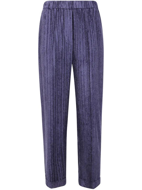 STRETCH WAISTED VELVET TROUSERS sold by Lord & Taylor