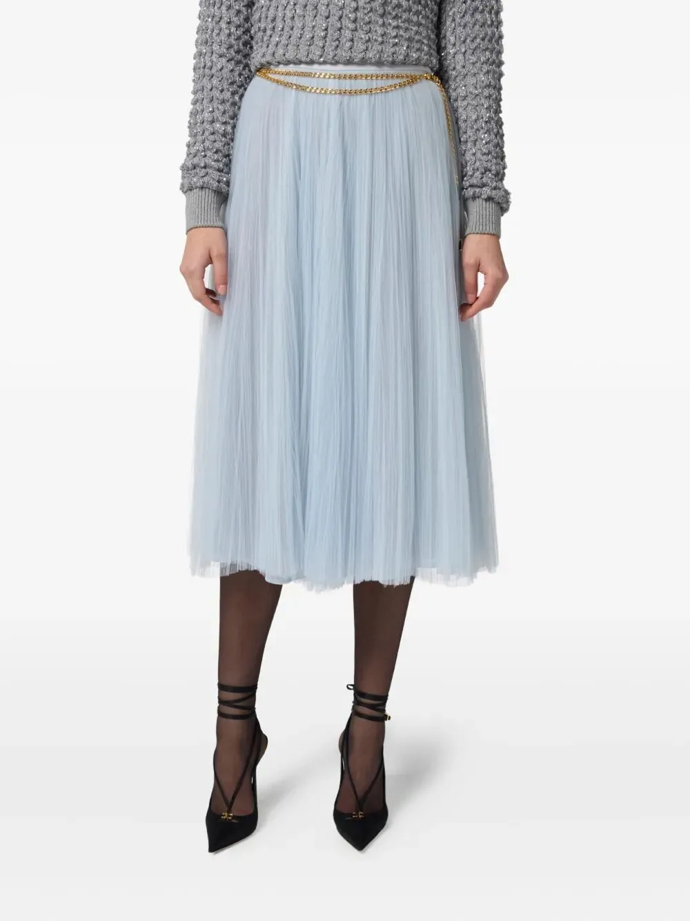 BELTED ROUND MIDI SKIRT sold by Lord & Taylor product image thumbnail 2